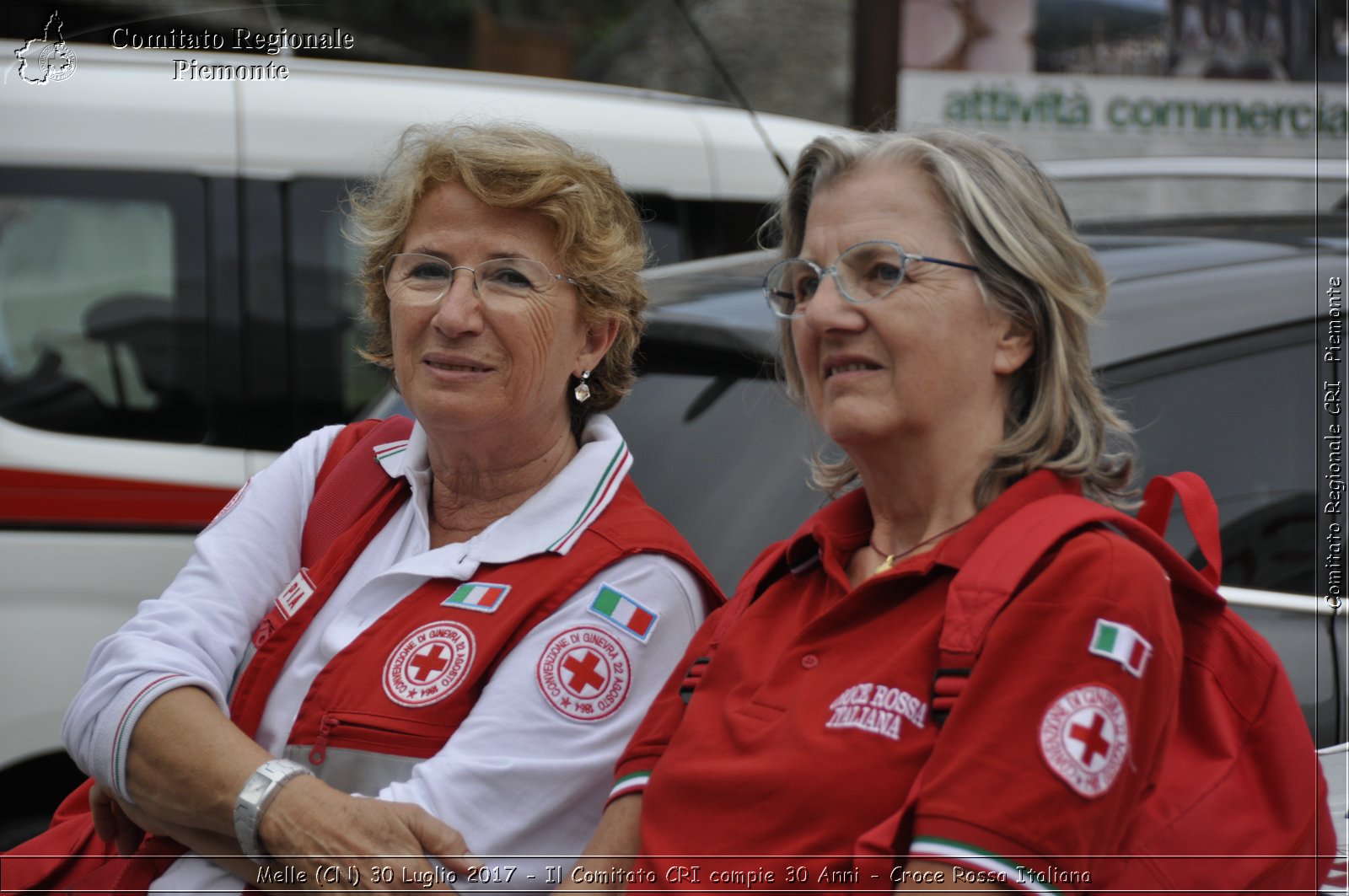 Melle (CN) 30 Luglio 2017 - Il Comitato CRI compie 30 Anni - Croce Rossa Italiana- Comitato Regionale del Piemonte