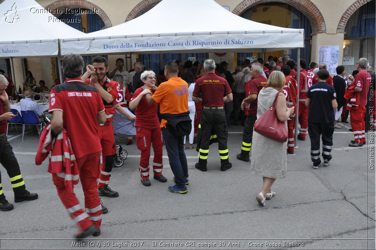 Melle (CN) 30 Luglio 2017 - Il Comitato CRI compie 30 Anni - Croce Rossa Italiana- Comitato Regionale del Piemonte