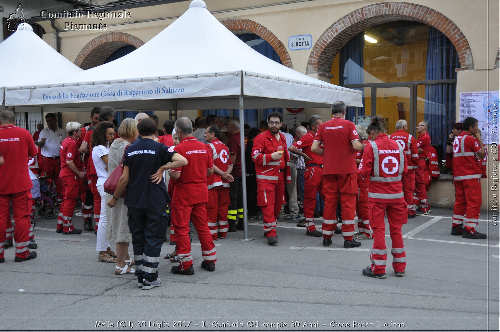 Melle (CN) 30 Luglio 2017 - Il Comitato CRI compie 30 Anni - Croce Rossa Italiana- Comitato Regionale del Piemonte