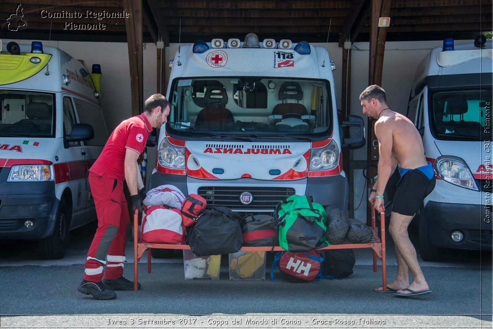 Ivrea 3 Settembre 2017 - Coppa del Mondo di Canoa - Croce Rossa Italiana- Comitato Regionale del Piemonte