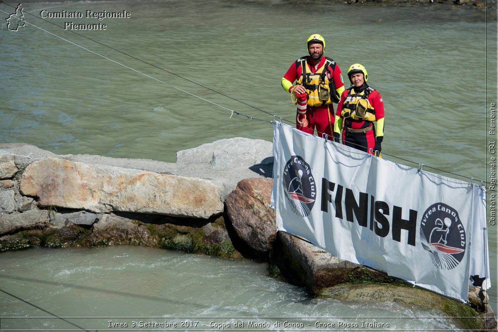 Ivrea 3 Settembre 2017 - Coppa del Mondo di Canoa - Croce Rossa Italiana- Comitato Regionale del Piemonte