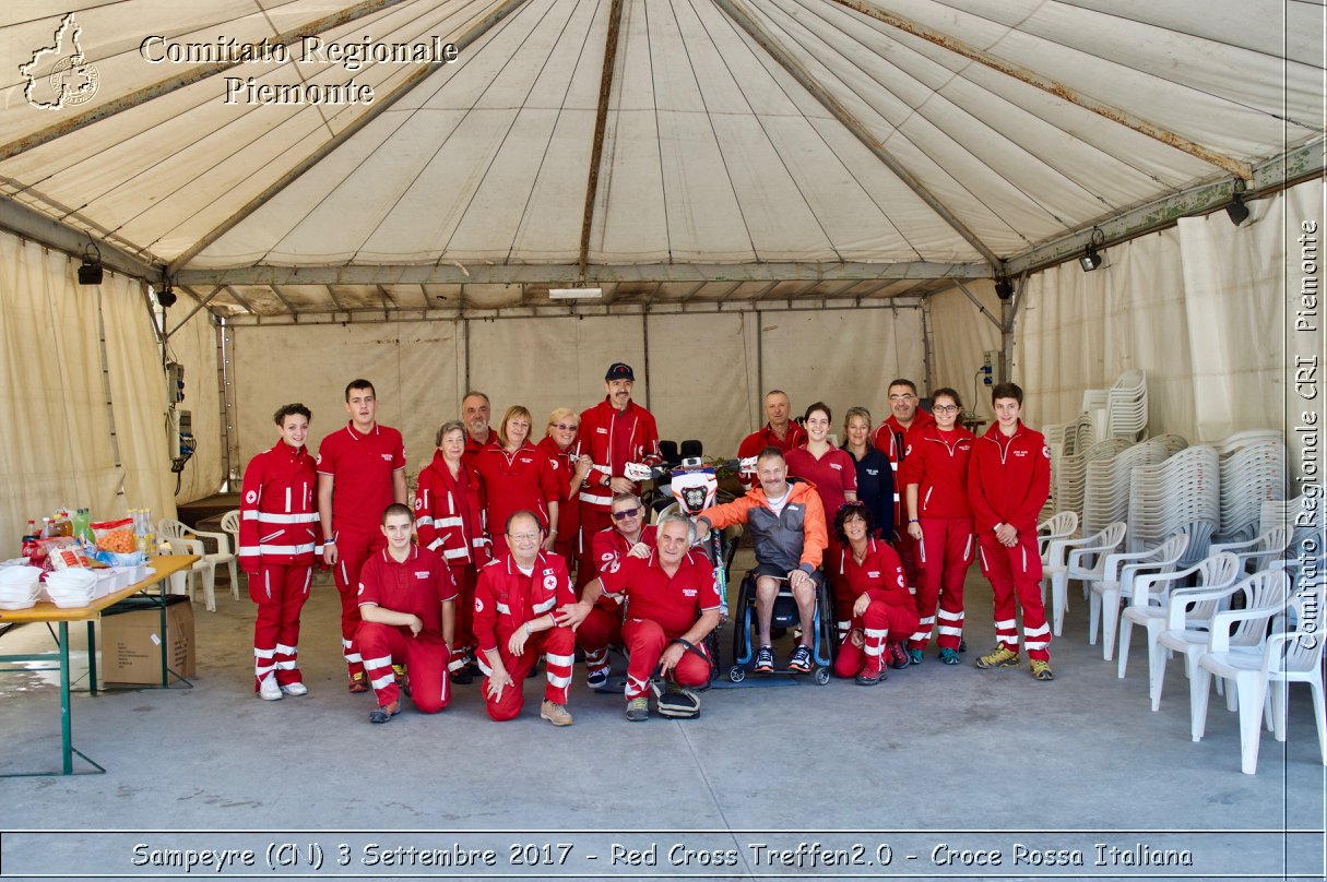 Sampeyre (CN) 3 Settembre 2017 - Red Cross Treffen2.o - Croce Rossa Italiana- Comitato Regionale del Piemonte