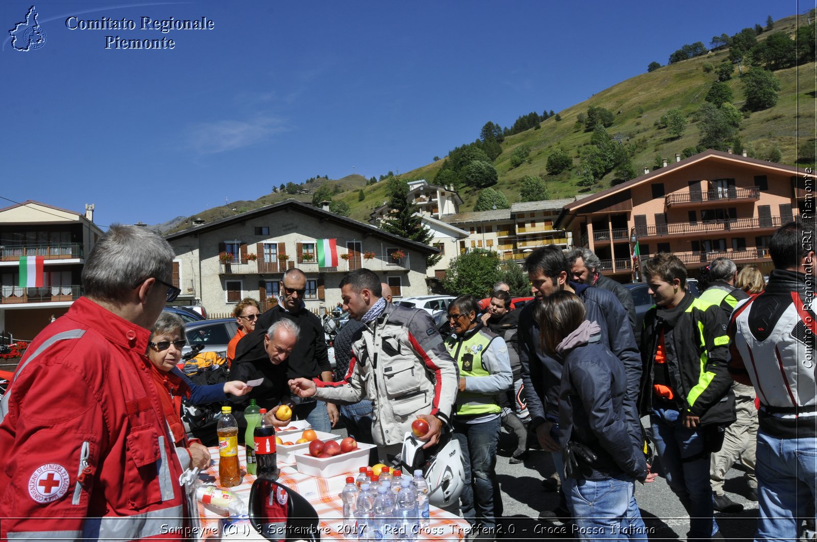 Sampeyre (CN) 3 Settembre 2017 - Red Cross Treffen2.o - Croce Rossa Italiana- Comitato Regionale del Piemonte