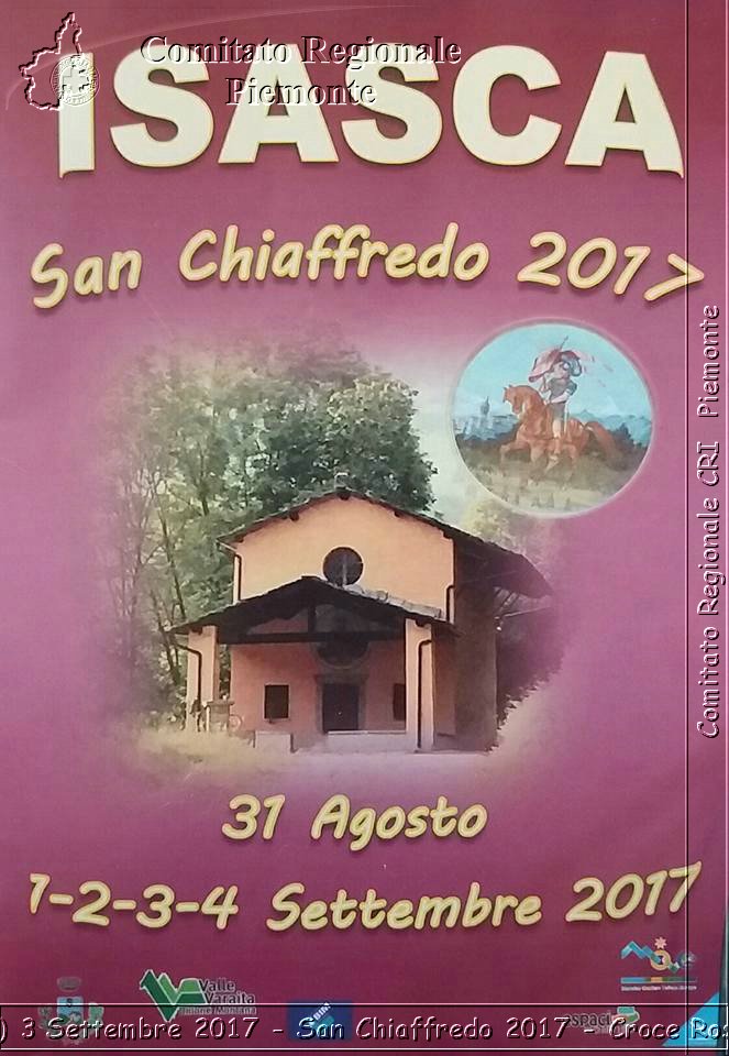 Isasca (CN) 3 Settembre 2017 - San Chiaffredo 2017 - Croce Rossa Italiana- Comitato Regionale del Piemonte