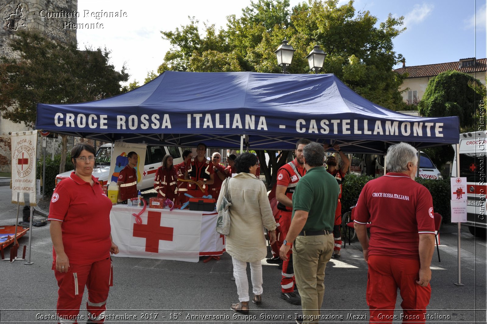 Castellamonte 10 Settembre 2017 - 15 Anniversario Gruppo Giovani e Inaugurazione Mezzi - Croce Rossa Italiana- Comitato Regionale del Piemonte