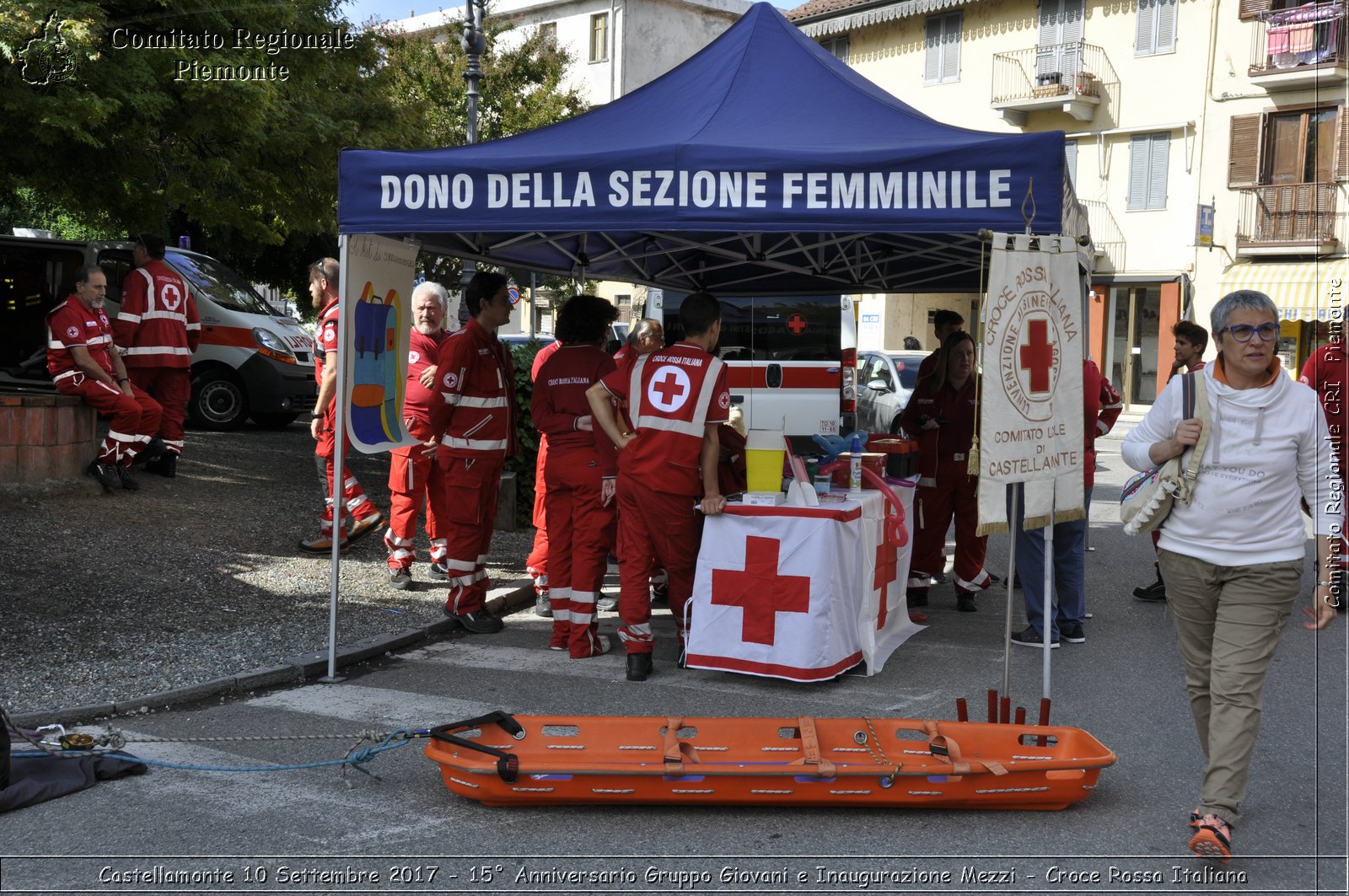 Castellamonte 10 Settembre 2017 - 15 Anniversario Gruppo Giovani e Inaugurazione Mezzi - Croce Rossa Italiana- Comitato Regionale del Piemonte