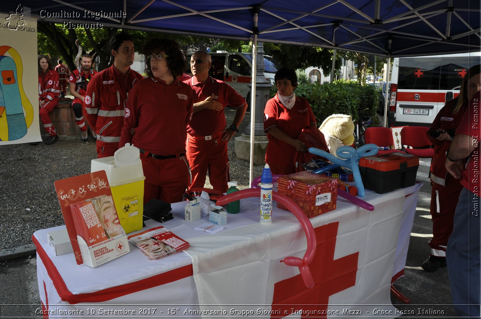 Castellamonte 10 Settembre 2017 - 15 Anniversario Gruppo Giovani e Inaugurazione Mezzi - Croce Rossa Italiana- Comitato Regionale del Piemonte