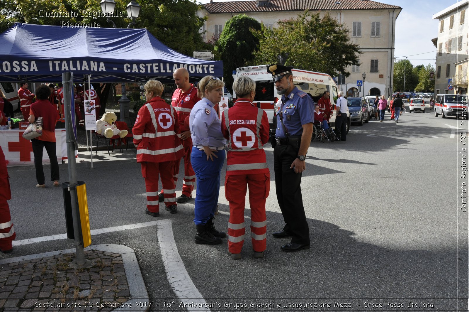 Castellamonte 10 Settembre 2017 - 15 Anniversario Gruppo Giovani e Inaugurazione Mezzi - Croce Rossa Italiana- Comitato Regionale del Piemonte