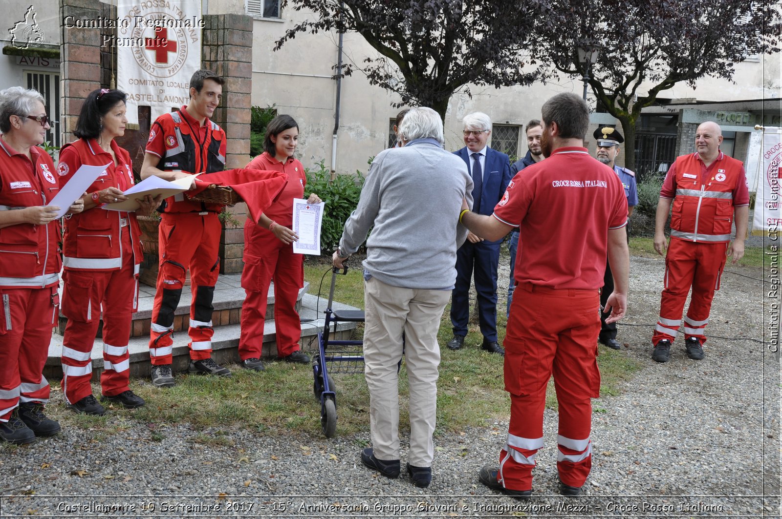 Castellamonte 10 Settembre 2017 - 15 Anniversario Gruppo Giovani e Inaugurazione Mezzi - Croce Rossa Italiana- Comitato Regionale del Piemonte