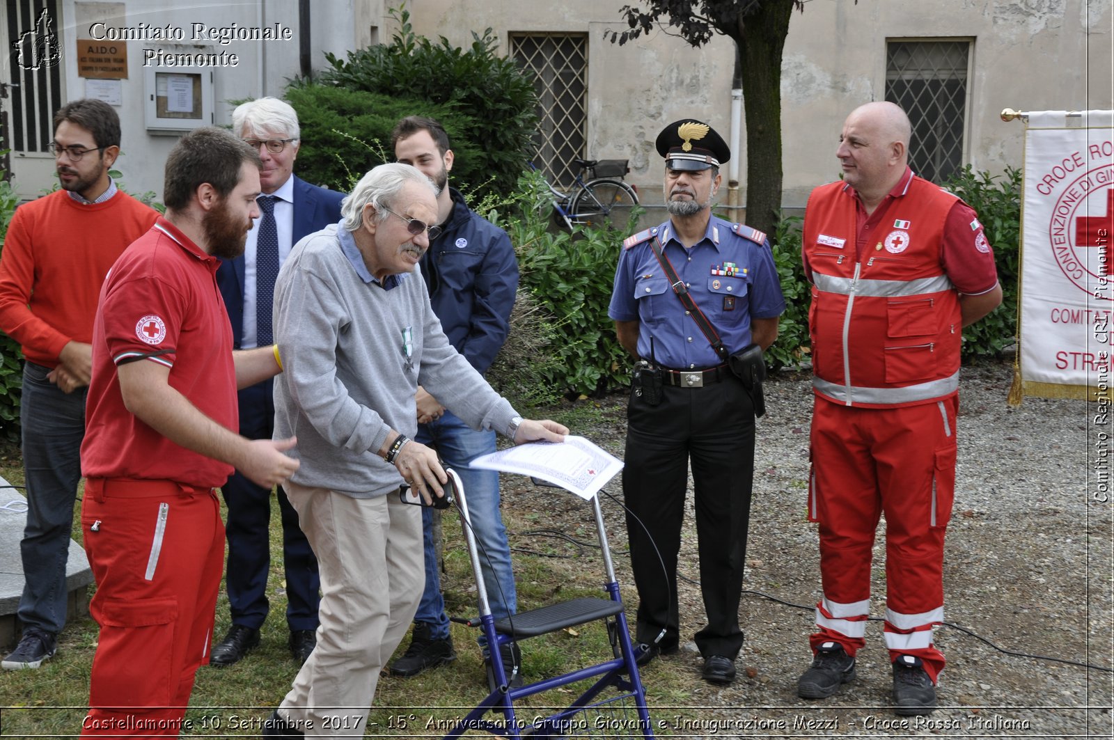 Castellamonte 10 Settembre 2017 - 15 Anniversario Gruppo Giovani e Inaugurazione Mezzi - Croce Rossa Italiana- Comitato Regionale del Piemonte