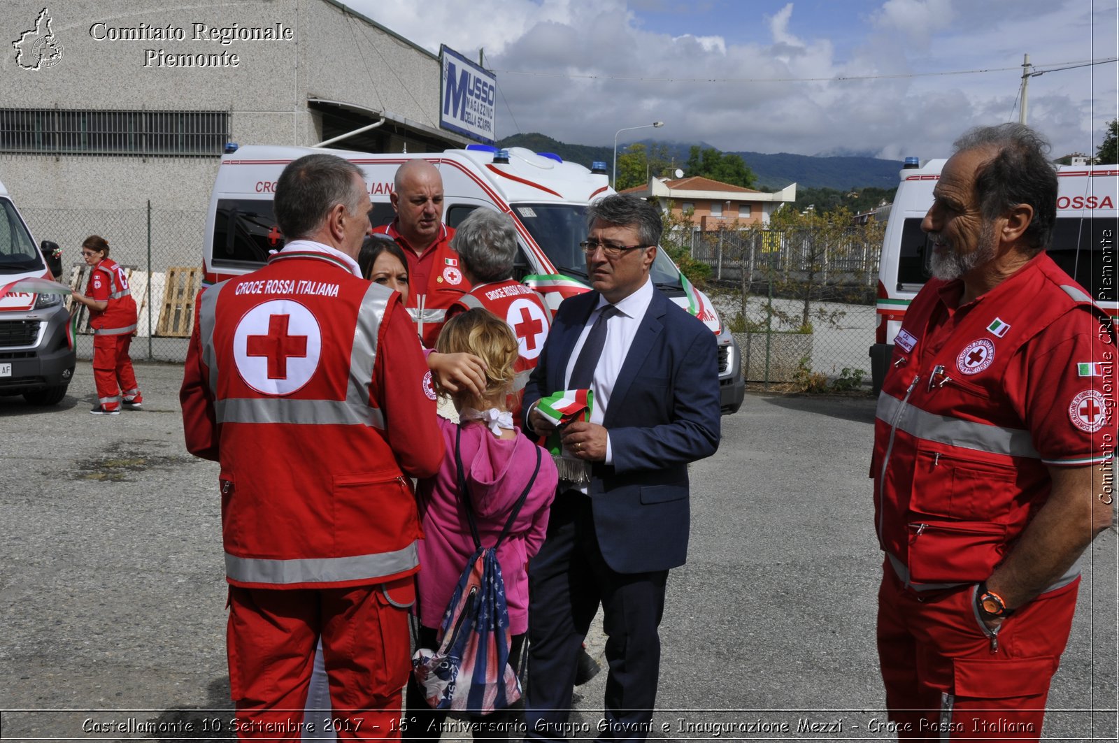 Castellamonte 10 Settembre 2017 - 15 Anniversario Gruppo Giovani e Inaugurazione Mezzi - Croce Rossa Italiana- Comitato Regionale del Piemonte