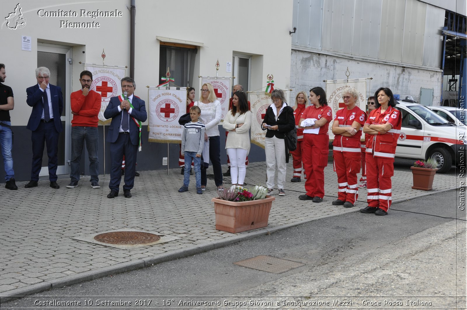 Castellamonte 10 Settembre 2017 - 15 Anniversario Gruppo Giovani e Inaugurazione Mezzi - Croce Rossa Italiana- Comitato Regionale del Piemonte