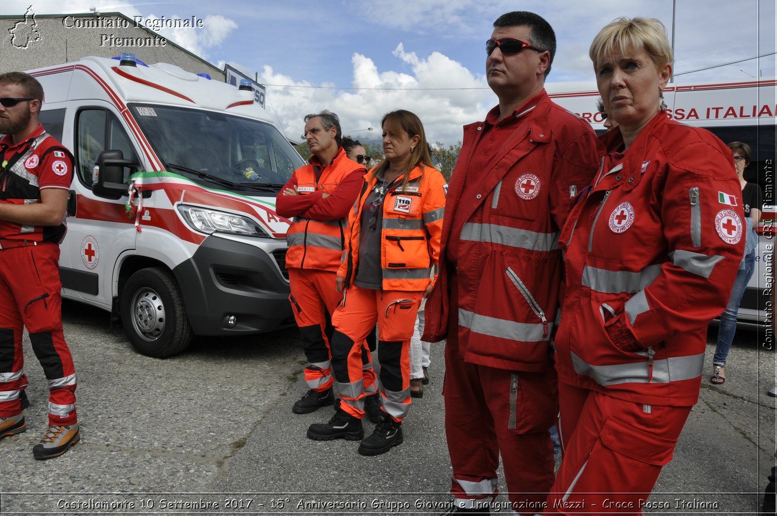 Castellamonte 10 Settembre 2017 - 15 Anniversario Gruppo Giovani e Inaugurazione Mezzi - Croce Rossa Italiana- Comitato Regionale del Piemonte