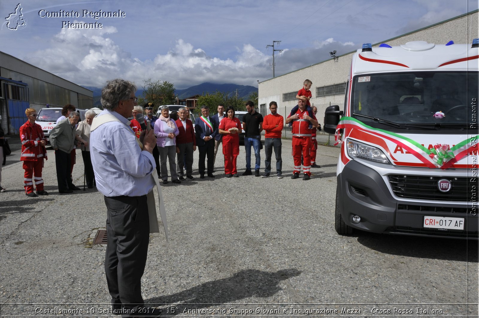 Castellamonte 10 Settembre 2017 - 15 Anniversario Gruppo Giovani e Inaugurazione Mezzi - Croce Rossa Italiana- Comitato Regionale del Piemonte