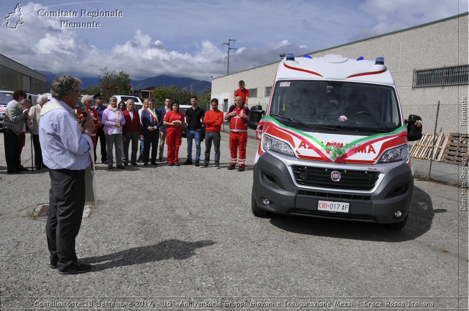 Castellamonte 10 Settembre 2017 - 15 Anniversario Gruppo Giovani e Inaugurazione Mezzi - Croce Rossa Italiana- Comitato Regionale del Piemonte