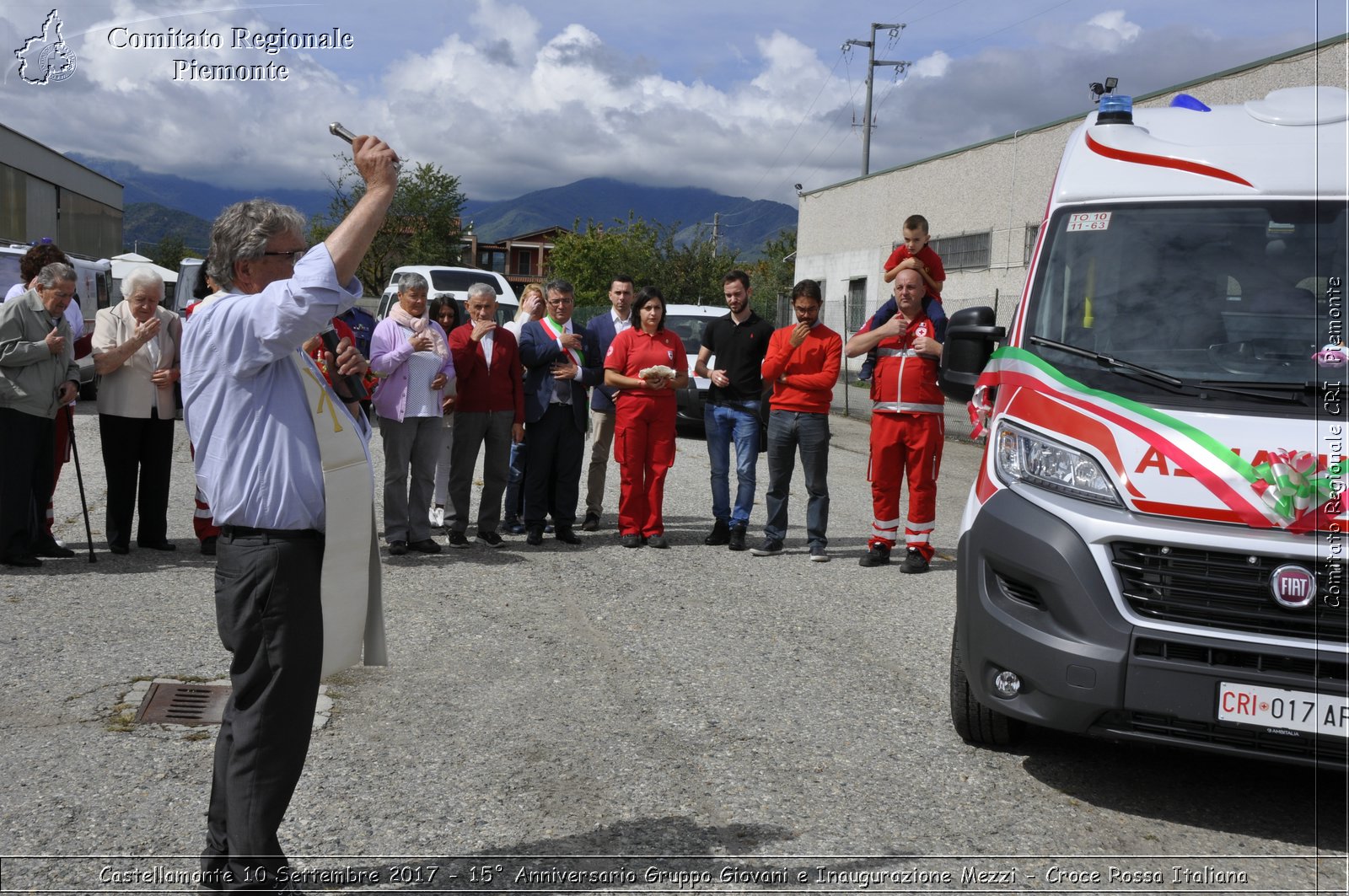 Castellamonte 10 Settembre 2017 - 15 Anniversario Gruppo Giovani e Inaugurazione Mezzi - Croce Rossa Italiana- Comitato Regionale del Piemonte