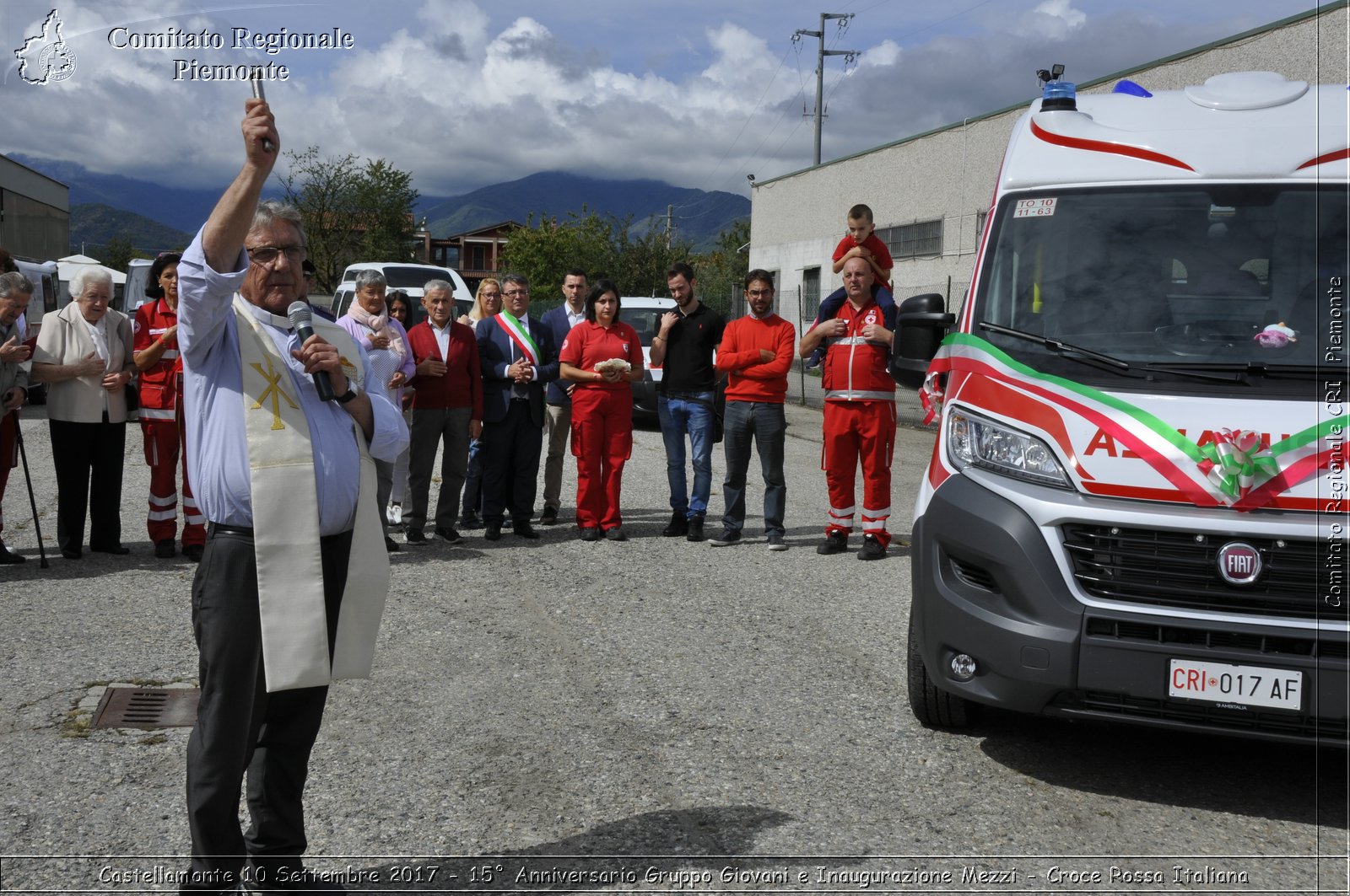 Castellamonte 10 Settembre 2017 - 15 Anniversario Gruppo Giovani e Inaugurazione Mezzi - Croce Rossa Italiana- Comitato Regionale del Piemonte