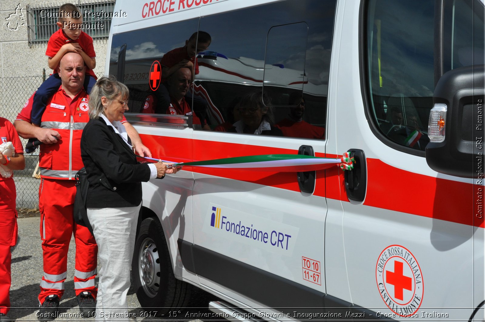 Castellamonte 10 Settembre 2017 - 15 Anniversario Gruppo Giovani e Inaugurazione Mezzi - Croce Rossa Italiana- Comitato Regionale del Piemonte