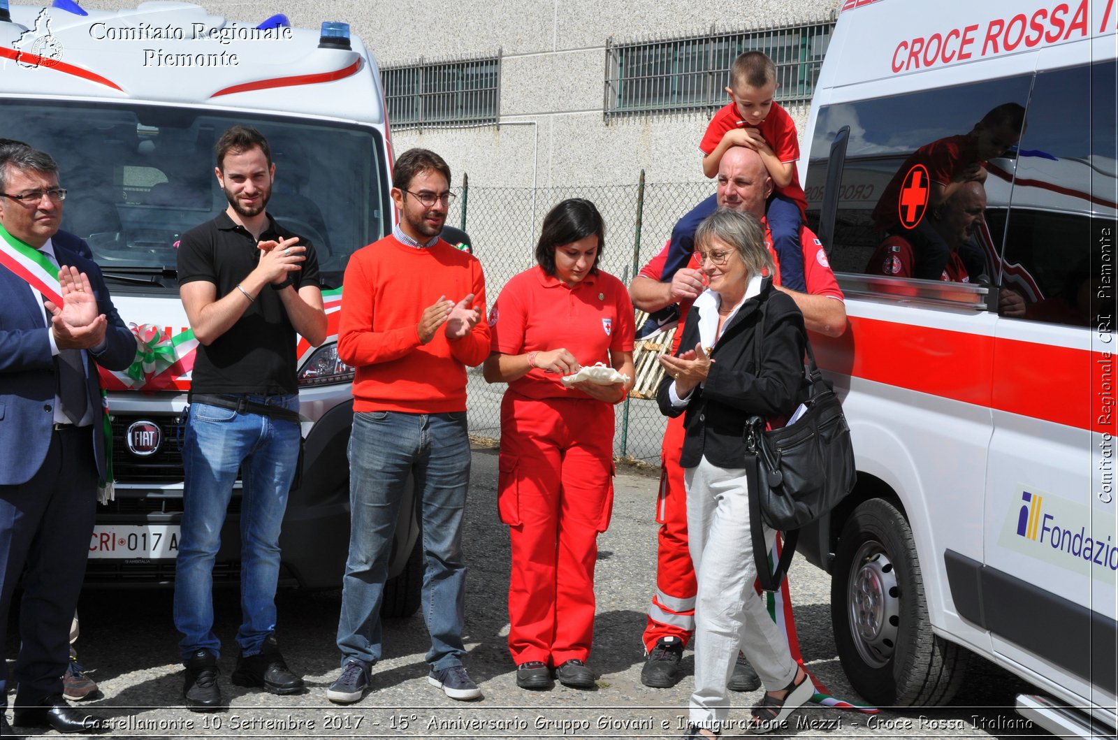 Castellamonte 10 Settembre 2017 - 15 Anniversario Gruppo Giovani e Inaugurazione Mezzi - Croce Rossa Italiana- Comitato Regionale del Piemonte