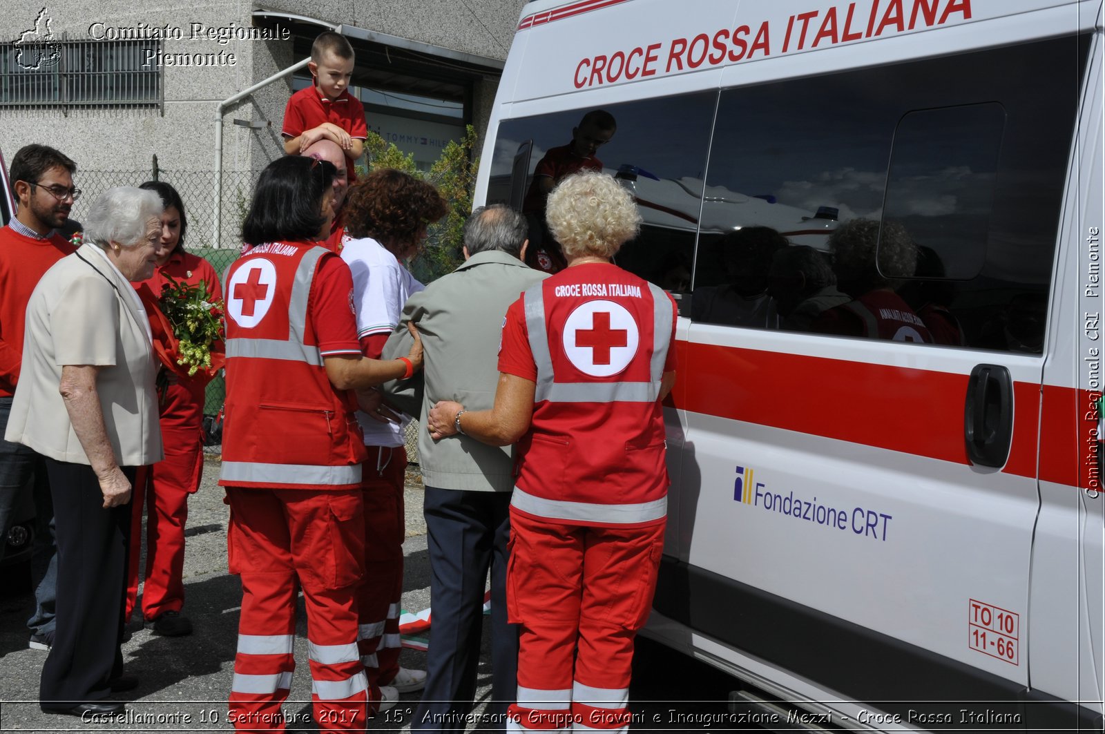 Castellamonte 10 Settembre 2017 - 15 Anniversario Gruppo Giovani e Inaugurazione Mezzi - Croce Rossa Italiana- Comitato Regionale del Piemonte