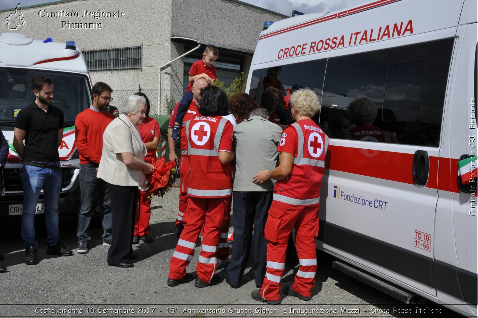 Castellamonte 10 Settembre 2017 - 15 Anniversario Gruppo Giovani e Inaugurazione Mezzi - Croce Rossa Italiana- Comitato Regionale del Piemonte