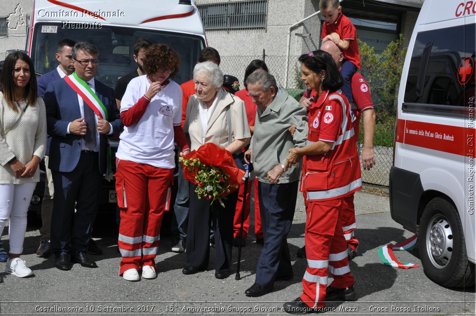 Castellamonte 10 Settembre 2017 - 15 Anniversario Gruppo Giovani e Inaugurazione Mezzi - Croce Rossa Italiana- Comitato Regionale del Piemonte