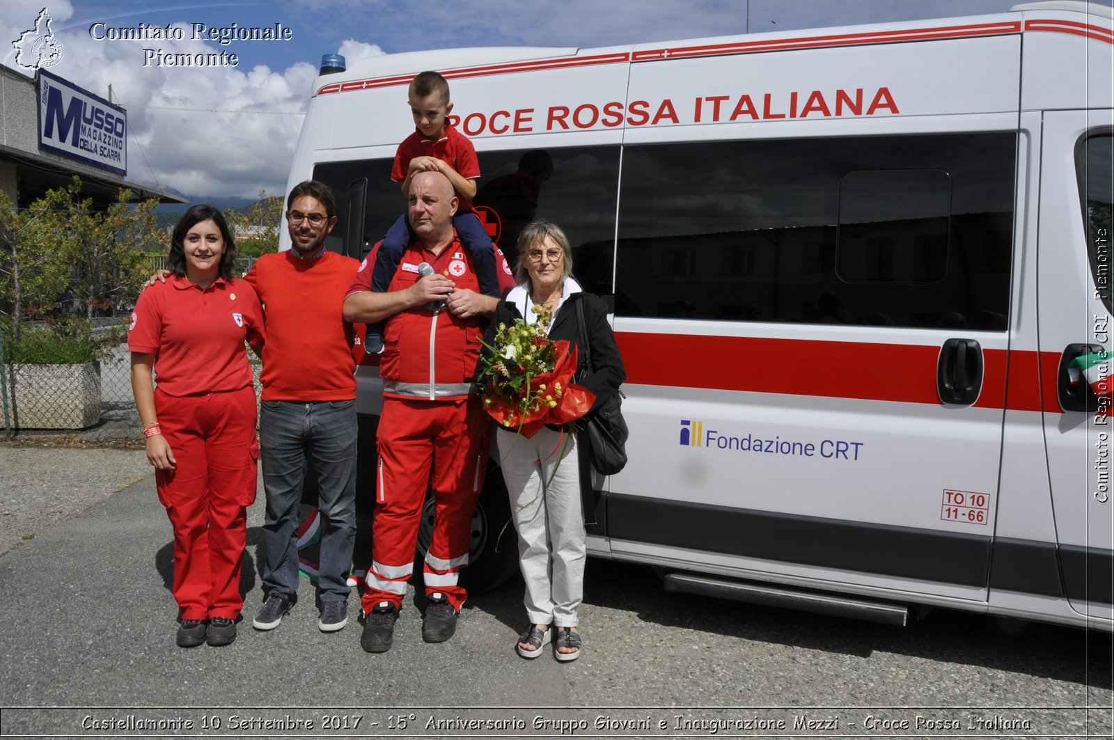 Castellamonte 10 Settembre 2017 - 15 Anniversario Gruppo Giovani e Inaugurazione Mezzi - Croce Rossa Italiana- Comitato Regionale del Piemonte