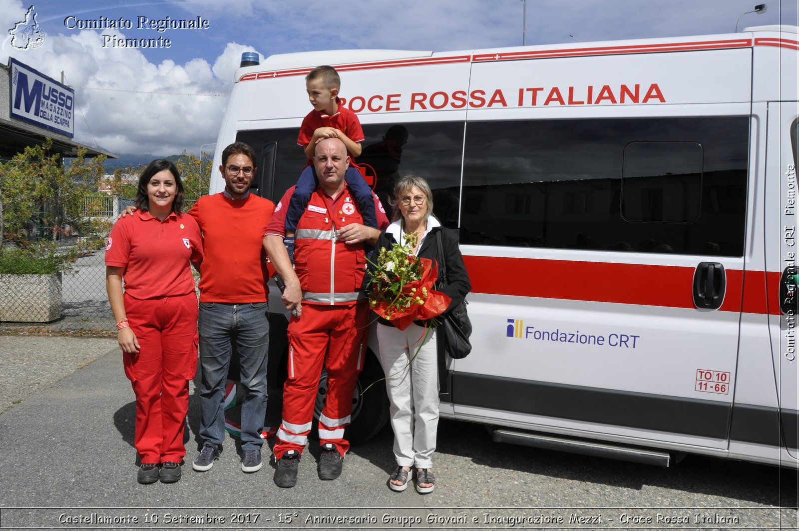 Castellamonte 10 Settembre 2017 - 15 Anniversario Gruppo Giovani e Inaugurazione Mezzi - Croce Rossa Italiana- Comitato Regionale del Piemonte