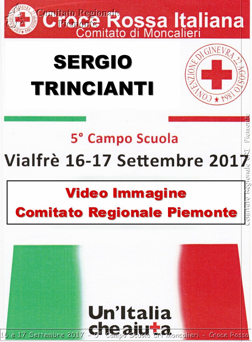 Vialfr 16 e 17 Settembre 2017 - 5 Campo Scuola Cri Moncalieri - Croce Rossa Italiana- Comitato Regionale del Piemonte