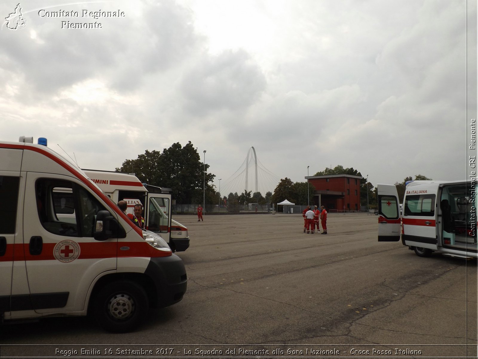 Reggio Emilia 16 Settembre 2017 - La Squadra del Piemonte alla Gara Nazionale - Croce Rossa Italiana- Comitato Regionale del Piemonte