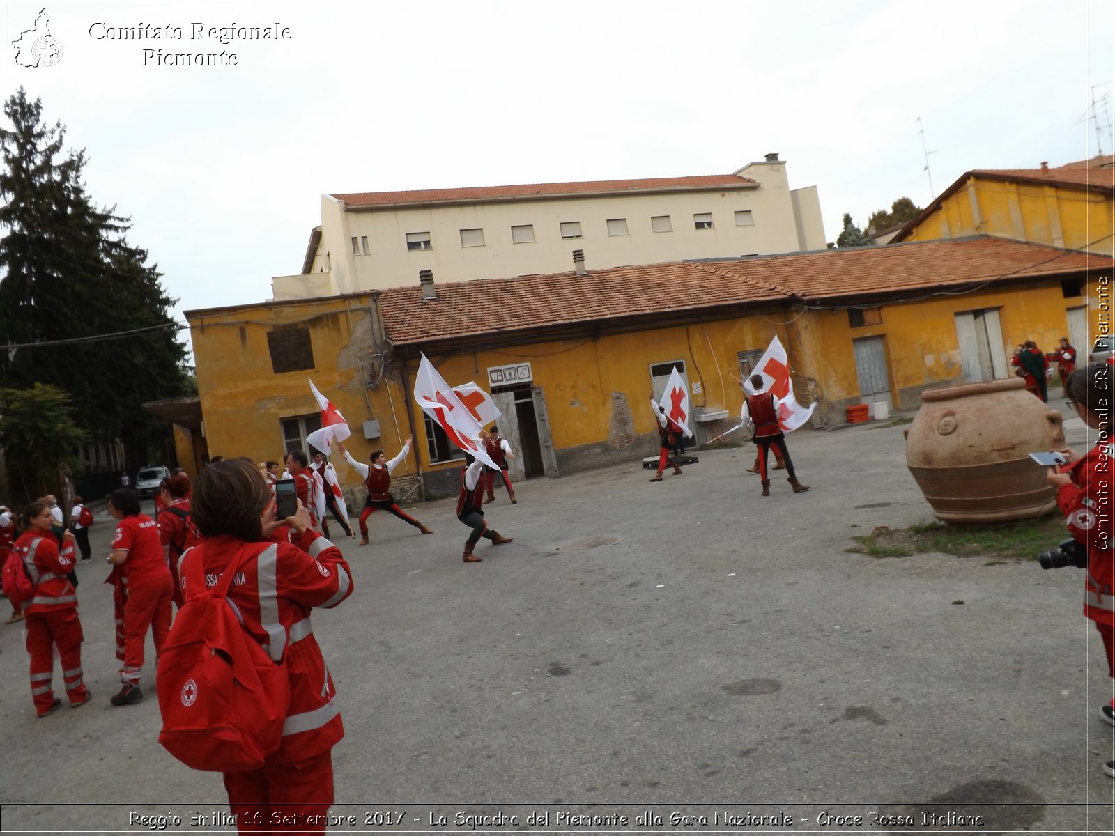 Reggio Emilia 16 Settembre 2017 - La Squadra del Piemonte alla Gara Nazionale - Croce Rossa Italiana- Comitato Regionale del Piemonte