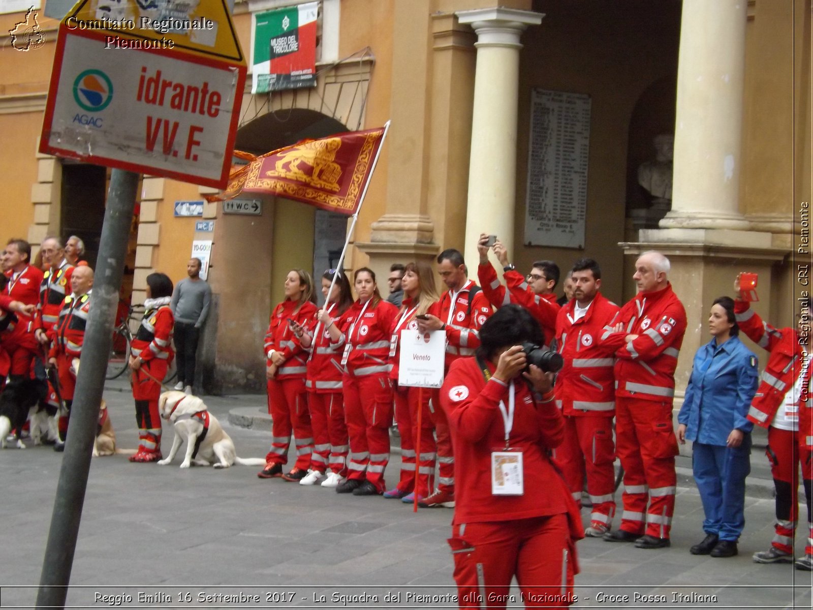 Reggio Emilia 16 Settembre 2017 - La Squadra del Piemonte alla Gara Nazionale - Croce Rossa Italiana- Comitato Regionale del Piemonte