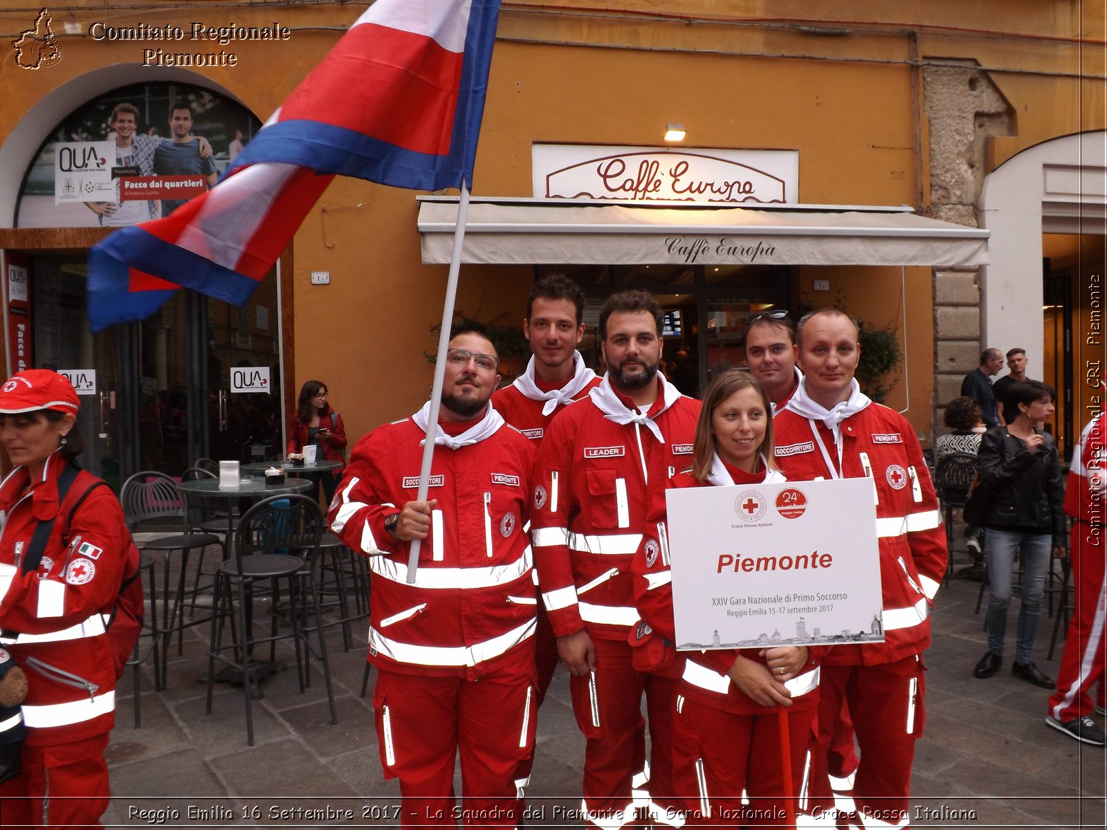 Reggio Emilia 16 Settembre 2017 - La Squadra del Piemonte alla Gara Nazionale - Croce Rossa Italiana- Comitato Regionale del Piemonte