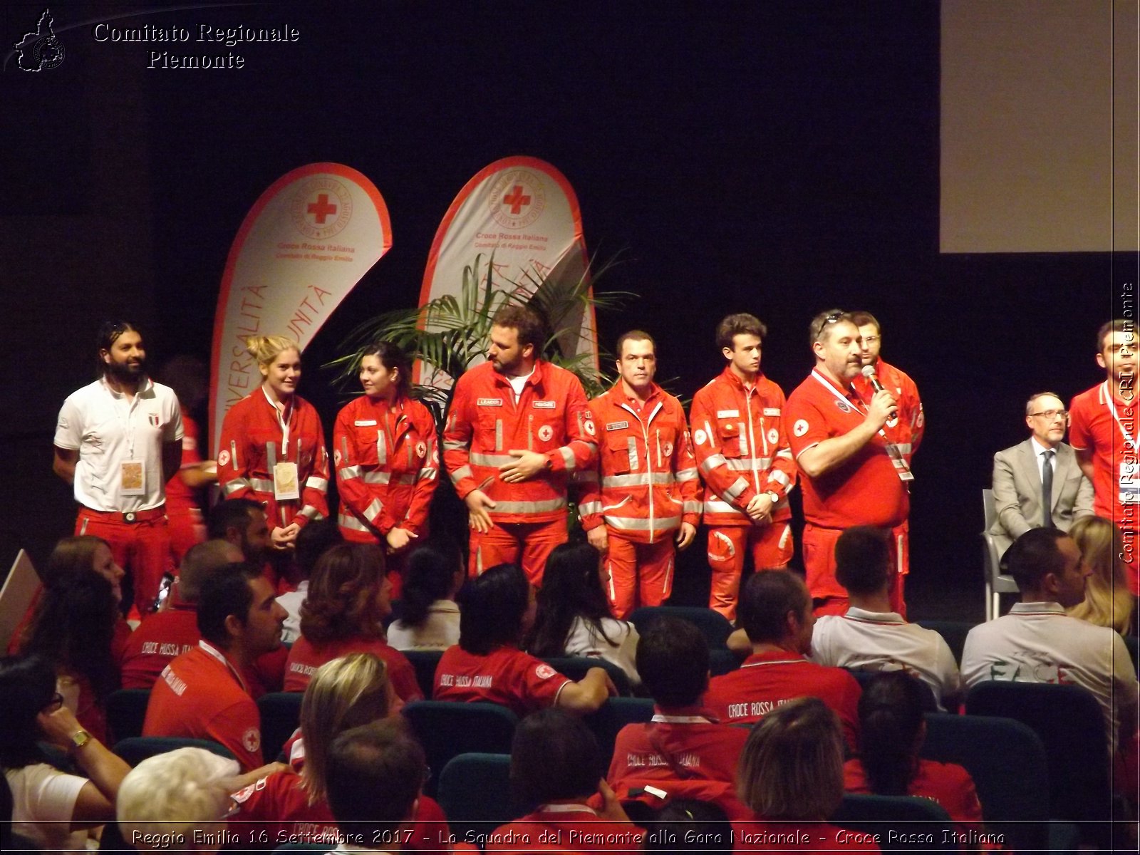 Reggio Emilia 16 Settembre 2017 - La Squadra del Piemonte alla Gara Nazionale - Croce Rossa Italiana- Comitato Regionale del Piemonte