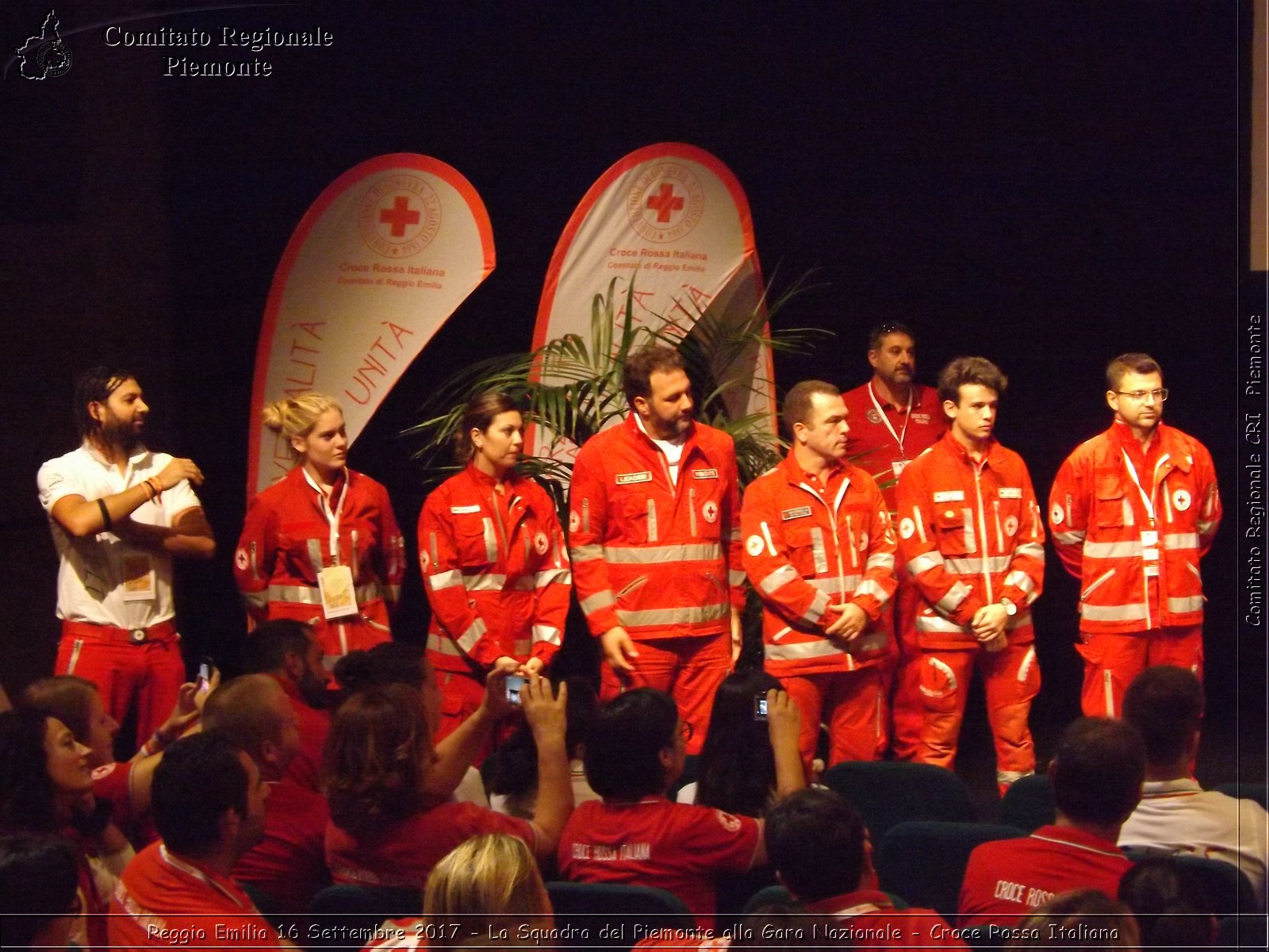 Reggio Emilia 16 Settembre 2017 - La Squadra del Piemonte alla Gara Nazionale - Croce Rossa Italiana- Comitato Regionale del Piemonte