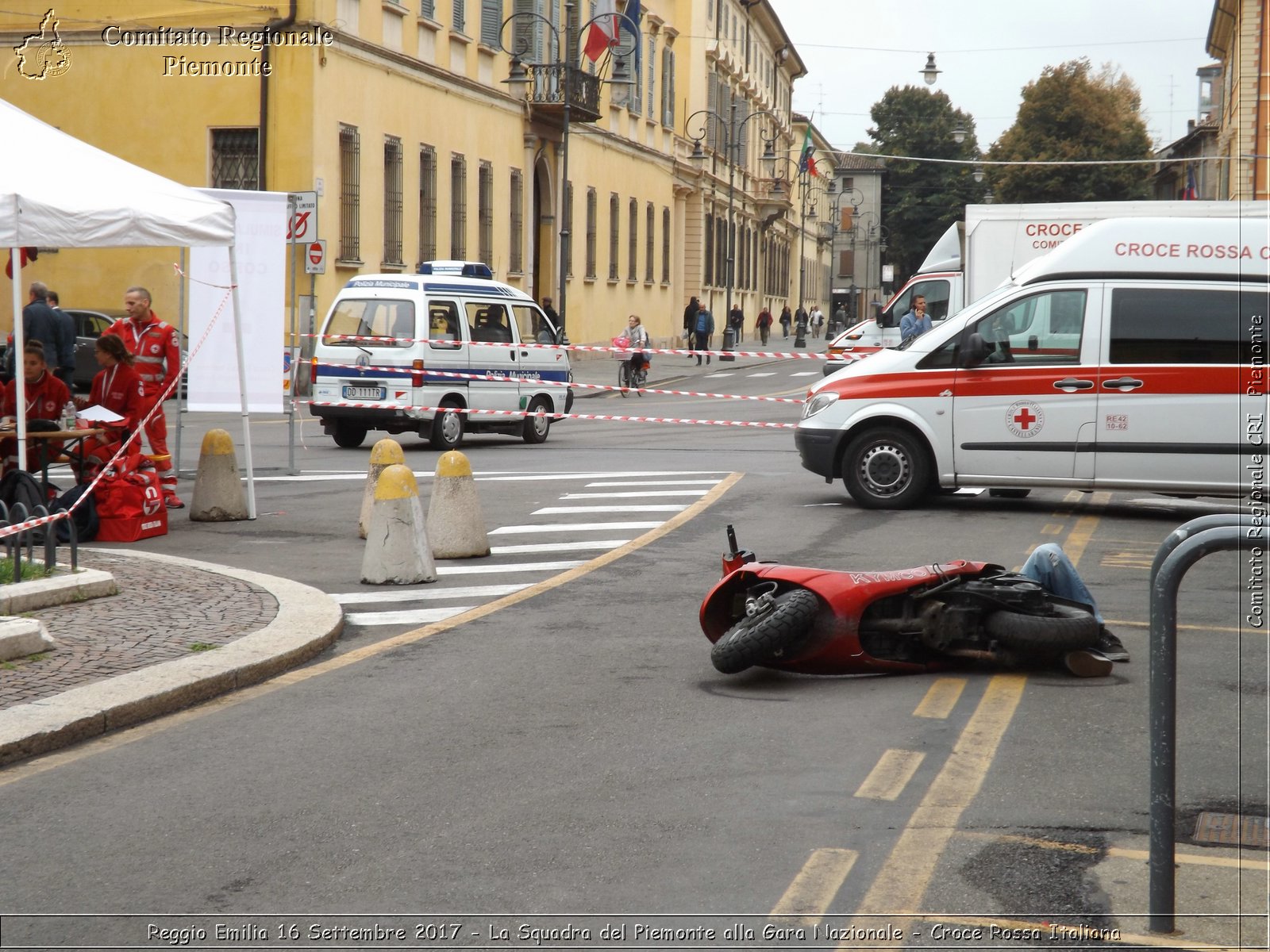 Reggio Emilia 16 Settembre 2017 - La Squadra del Piemonte alla Gara Nazionale - Croce Rossa Italiana- Comitato Regionale del Piemonte