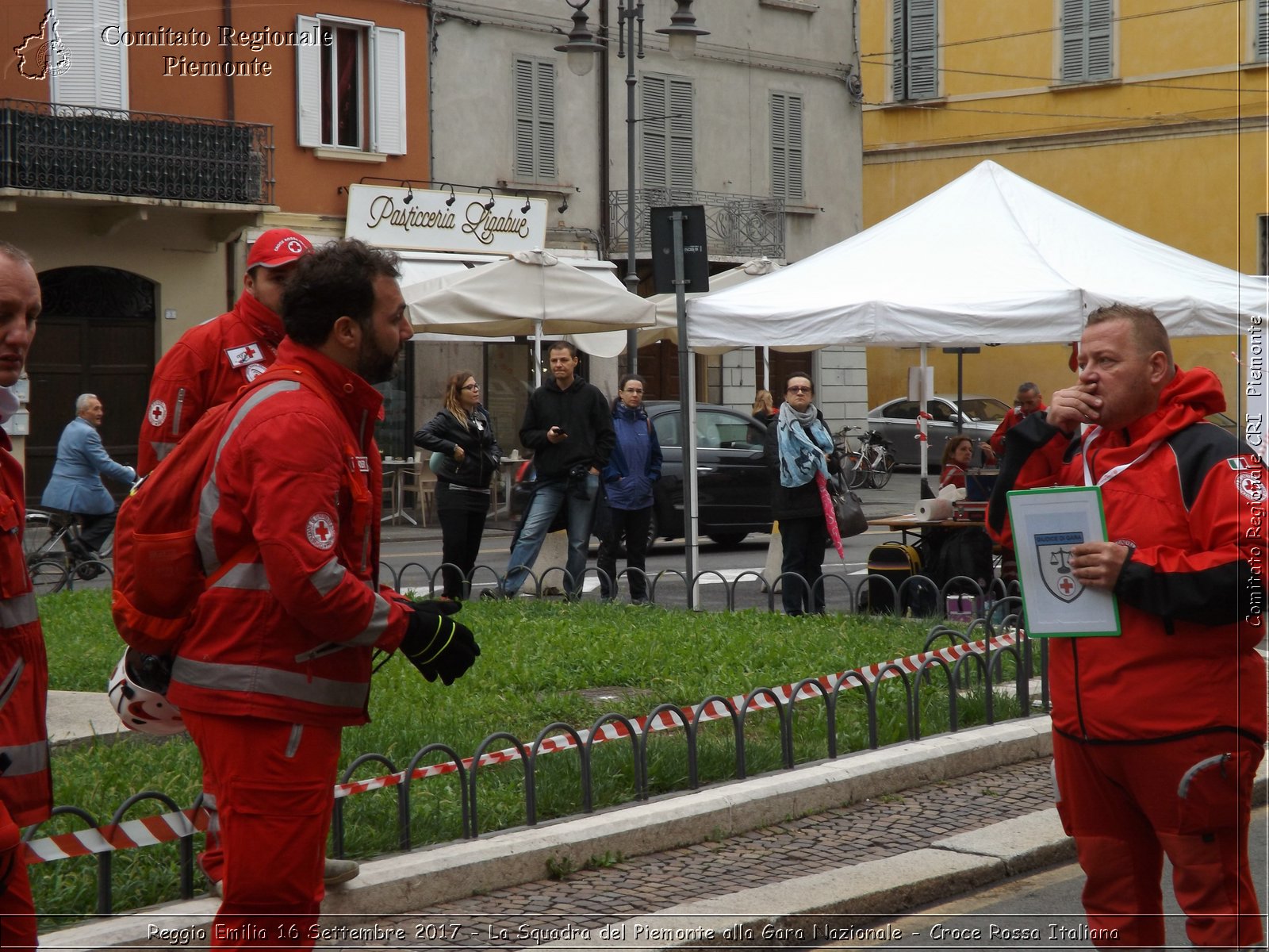 Reggio Emilia 16 Settembre 2017 - La Squadra del Piemonte alla Gara Nazionale - Croce Rossa Italiana- Comitato Regionale del Piemonte