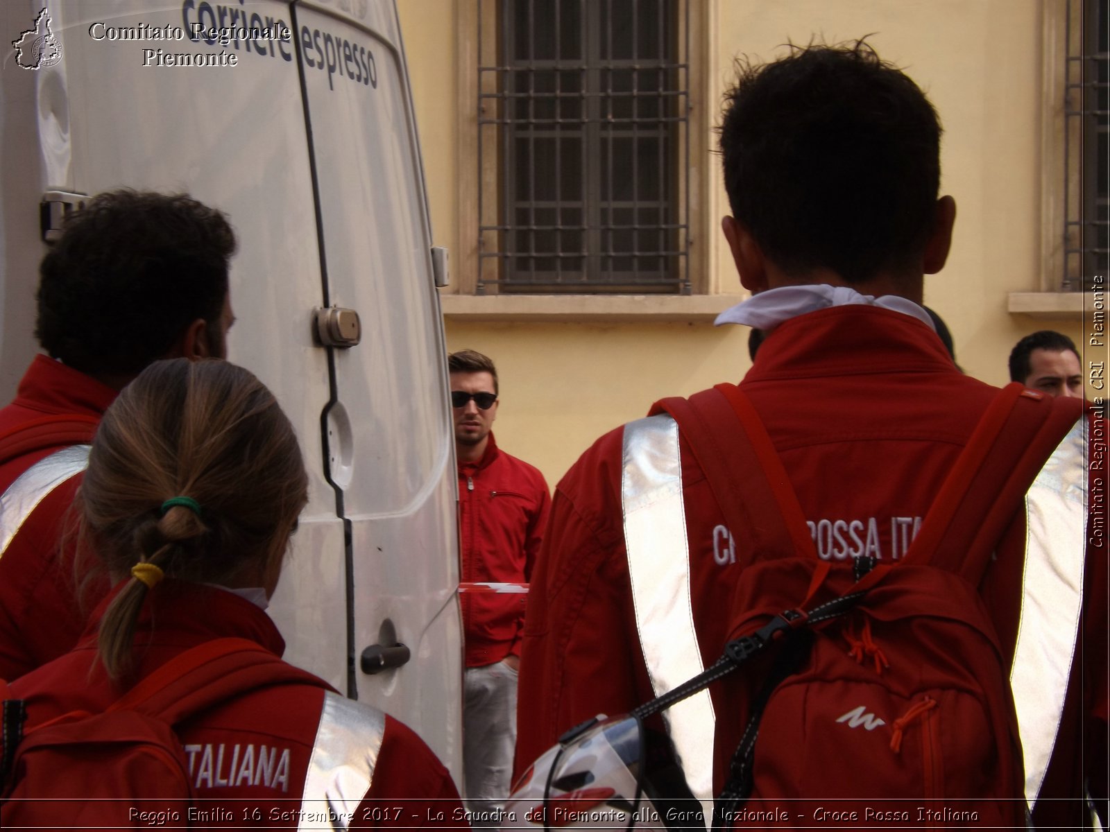 Reggio Emilia 16 Settembre 2017 - La Squadra del Piemonte alla Gara Nazionale - Croce Rossa Italiana- Comitato Regionale del Piemonte