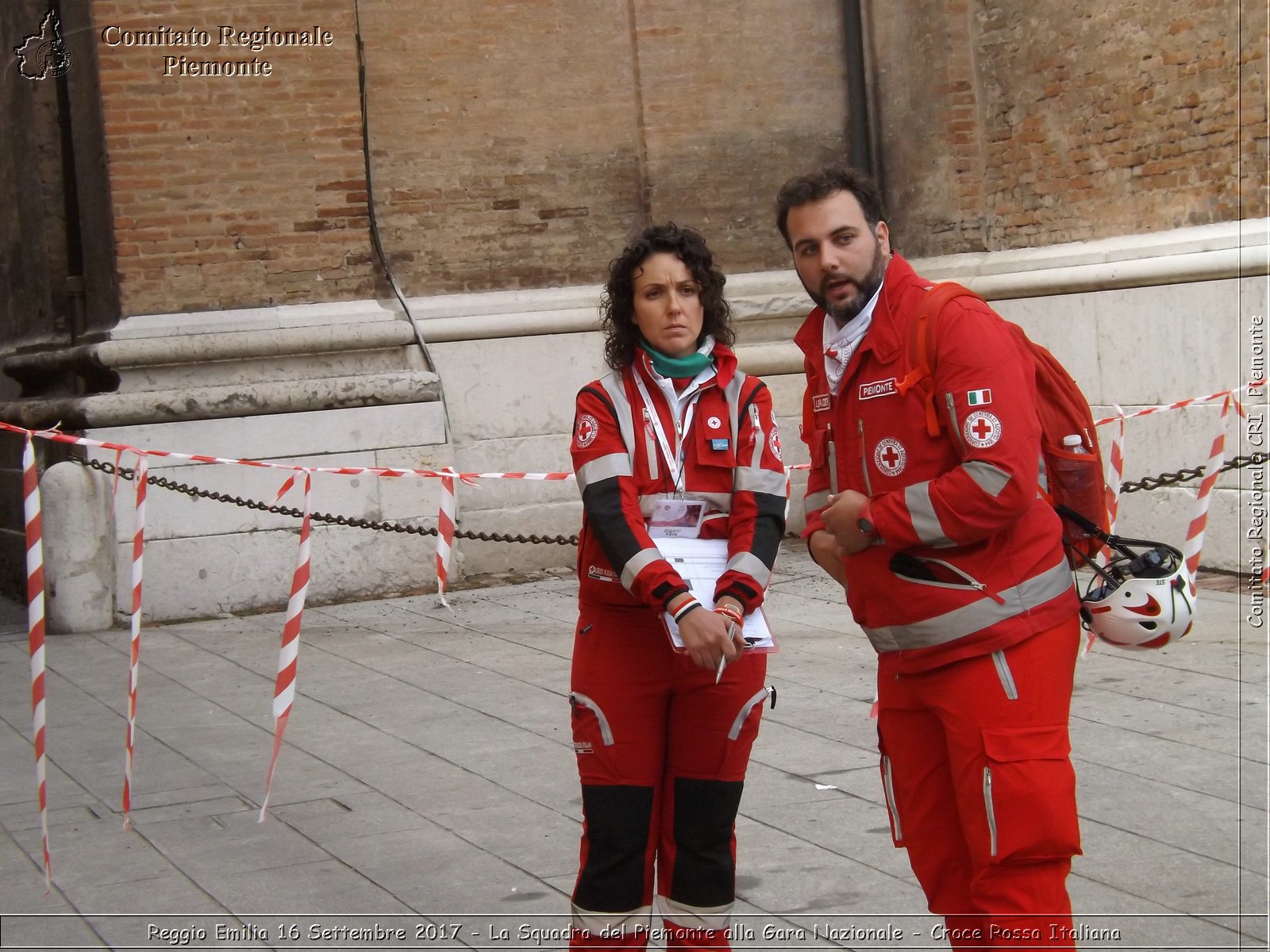 Reggio Emilia 16 Settembre 2017 - La Squadra del Piemonte alla Gara Nazionale - Croce Rossa Italiana- Comitato Regionale del Piemonte