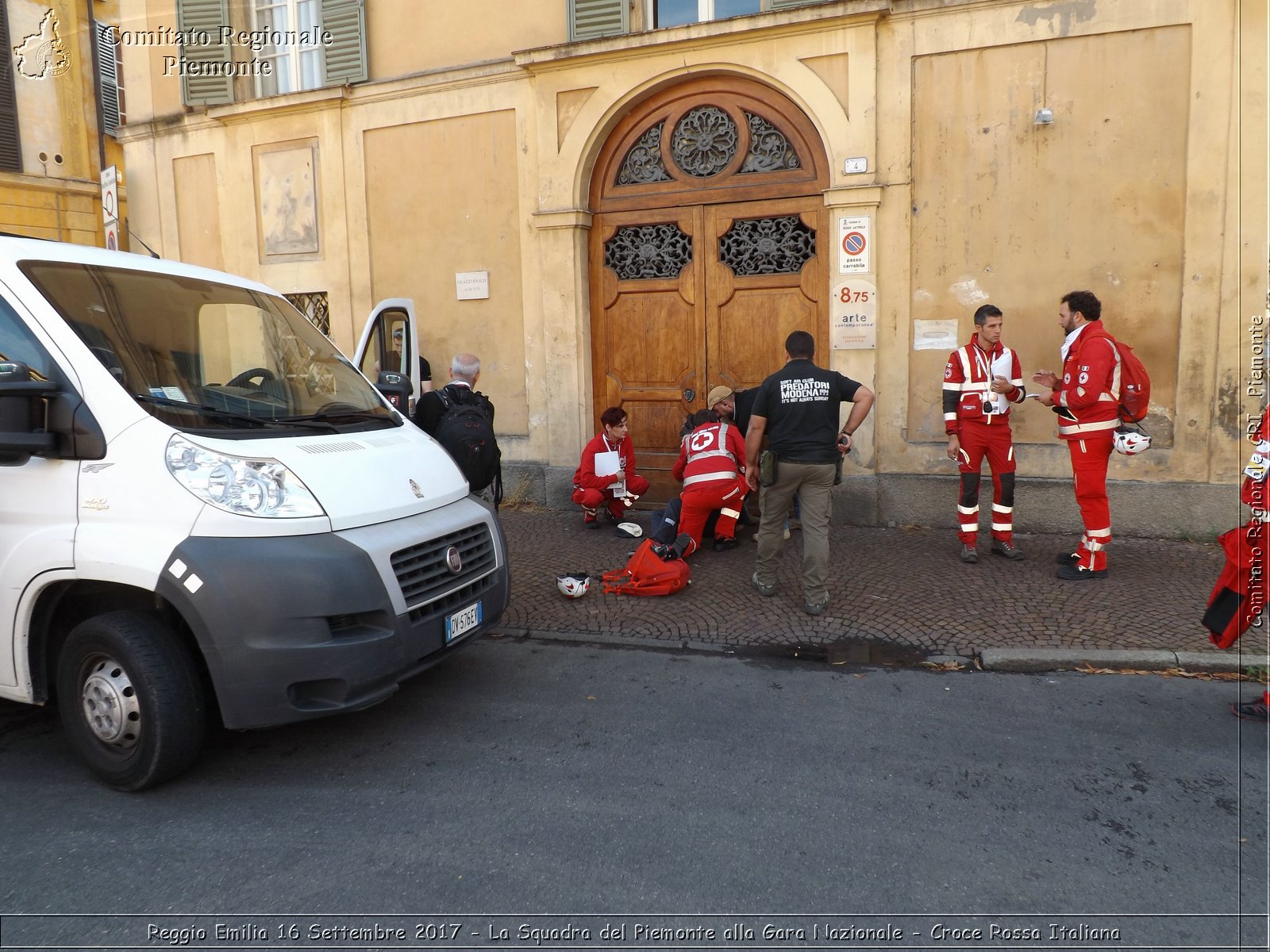 Reggio Emilia 16 Settembre 2017 - La Squadra del Piemonte alla Gara Nazionale - Croce Rossa Italiana- Comitato Regionale del Piemonte