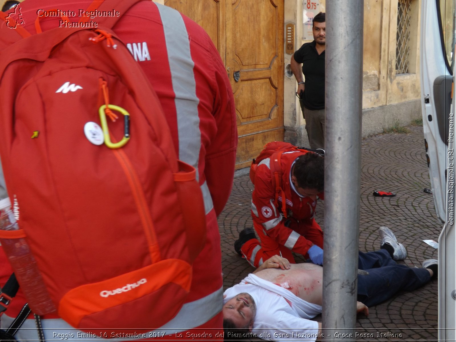 Reggio Emilia 16 Settembre 2017 - La Squadra del Piemonte alla Gara Nazionale - Croce Rossa Italiana- Comitato Regionale del Piemonte