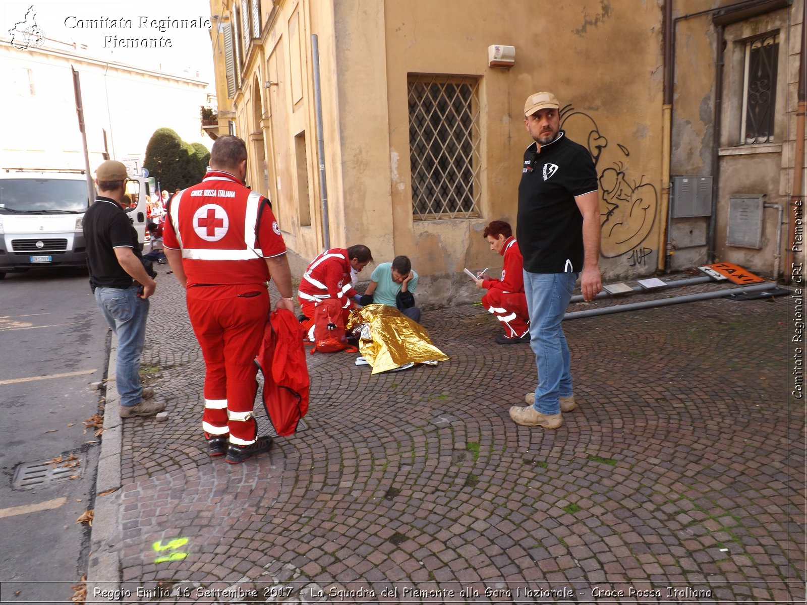 Reggio Emilia 16 Settembre 2017 - La Squadra del Piemonte alla Gara Nazionale - Croce Rossa Italiana- Comitato Regionale del Piemonte