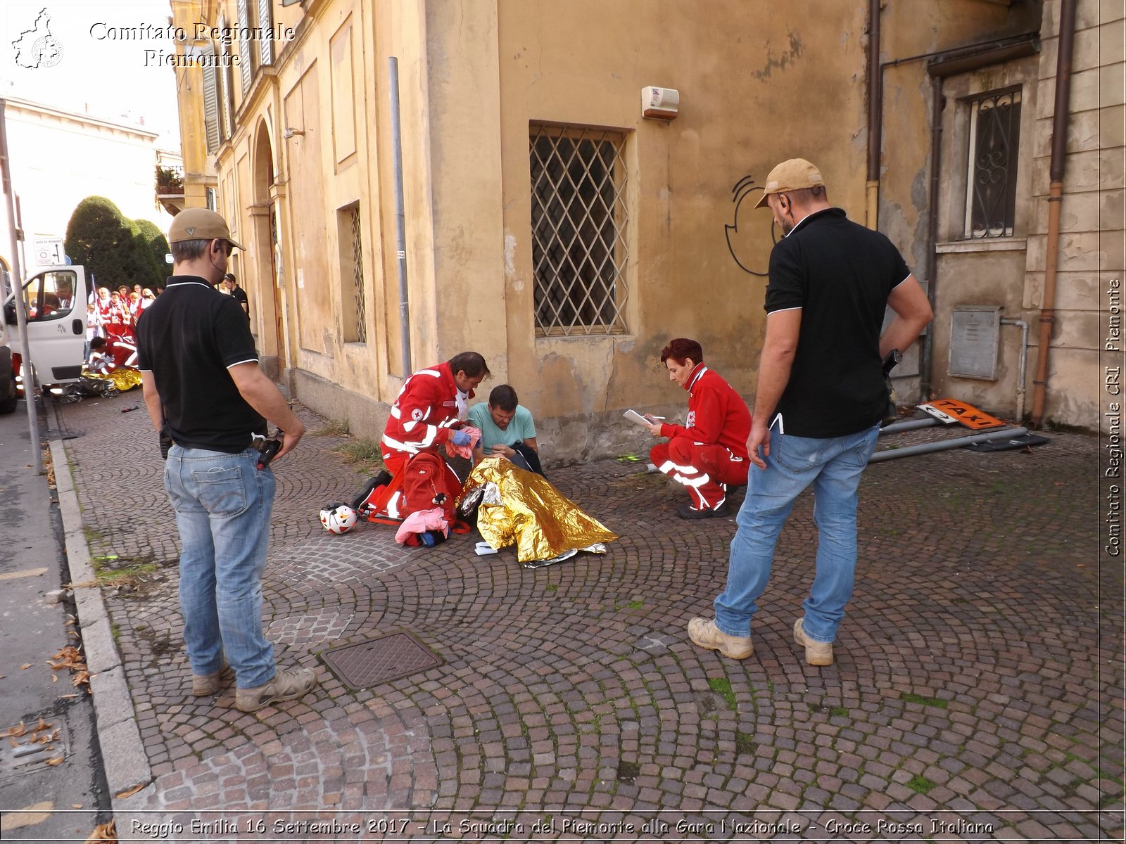 Reggio Emilia 16 Settembre 2017 - La Squadra del Piemonte alla Gara Nazionale - Croce Rossa Italiana- Comitato Regionale del Piemonte