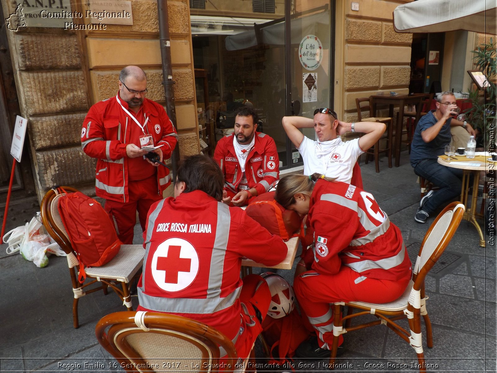 Reggio Emilia 16 Settembre 2017 - La Squadra del Piemonte alla Gara Nazionale - Croce Rossa Italiana- Comitato Regionale del Piemonte