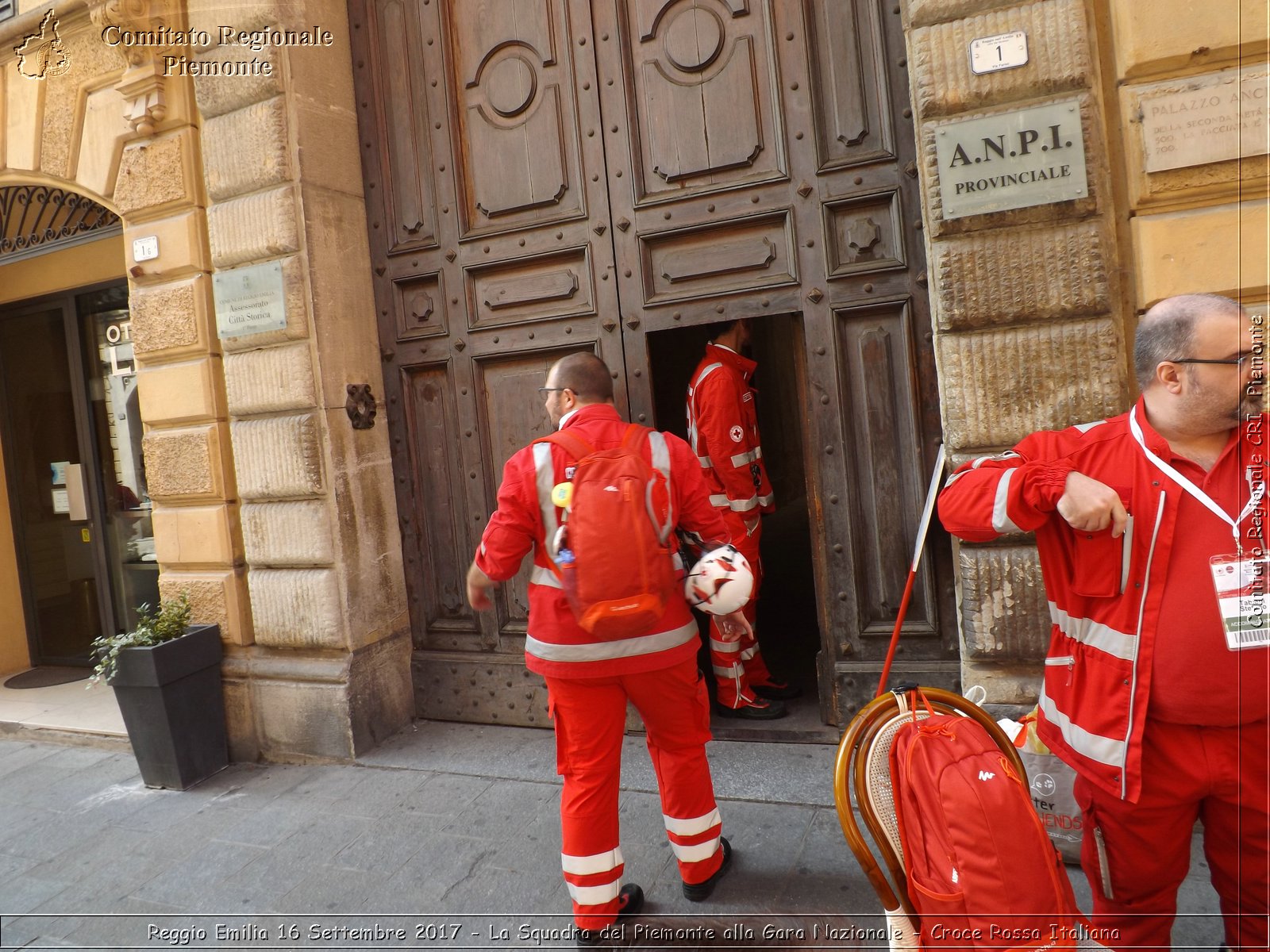 Reggio Emilia 16 Settembre 2017 - La Squadra del Piemonte alla Gara Nazionale - Croce Rossa Italiana- Comitato Regionale del Piemonte