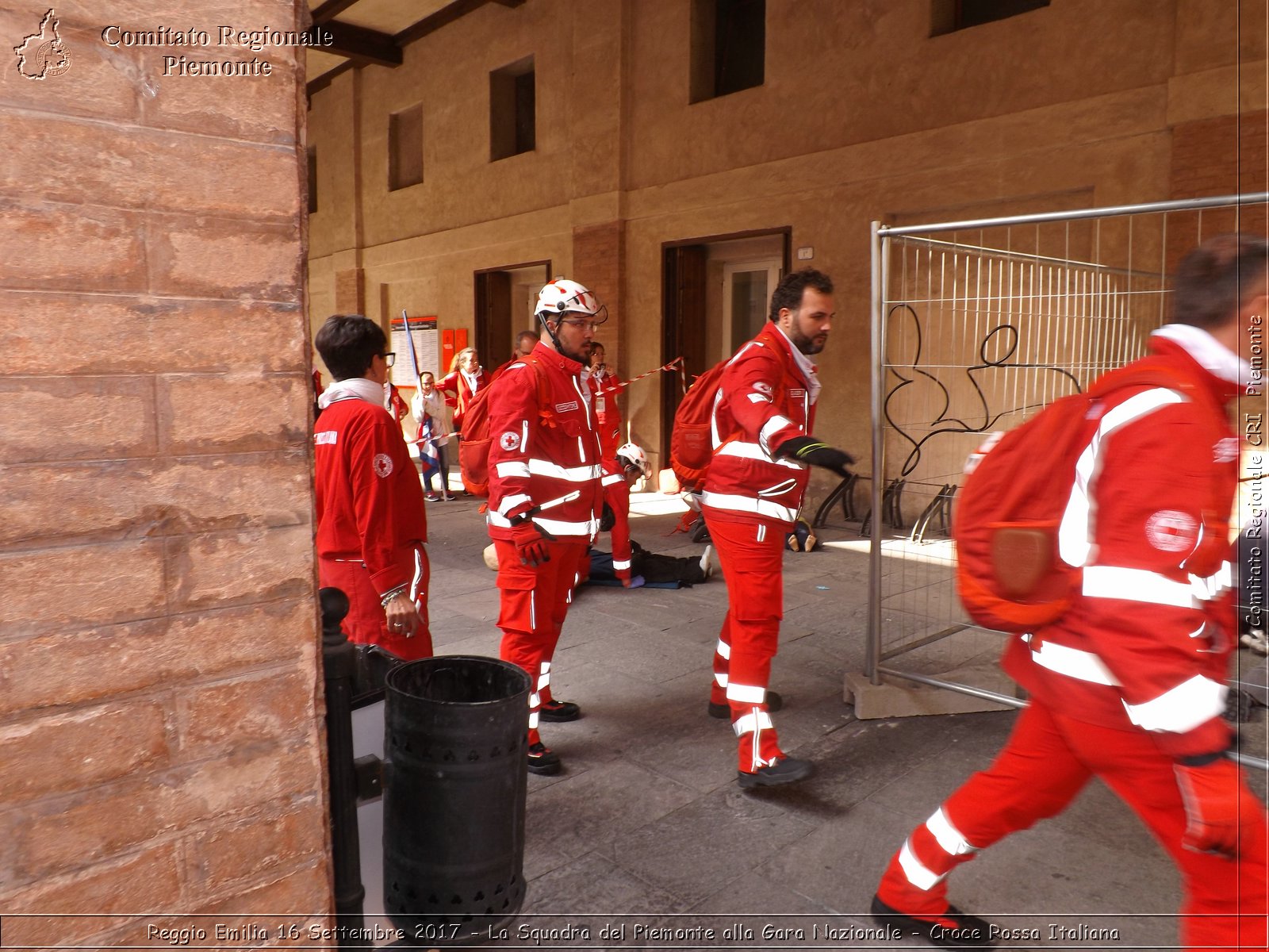 Reggio Emilia 16 Settembre 2017 - La Squadra del Piemonte alla Gara Nazionale - Croce Rossa Italiana- Comitato Regionale del Piemonte