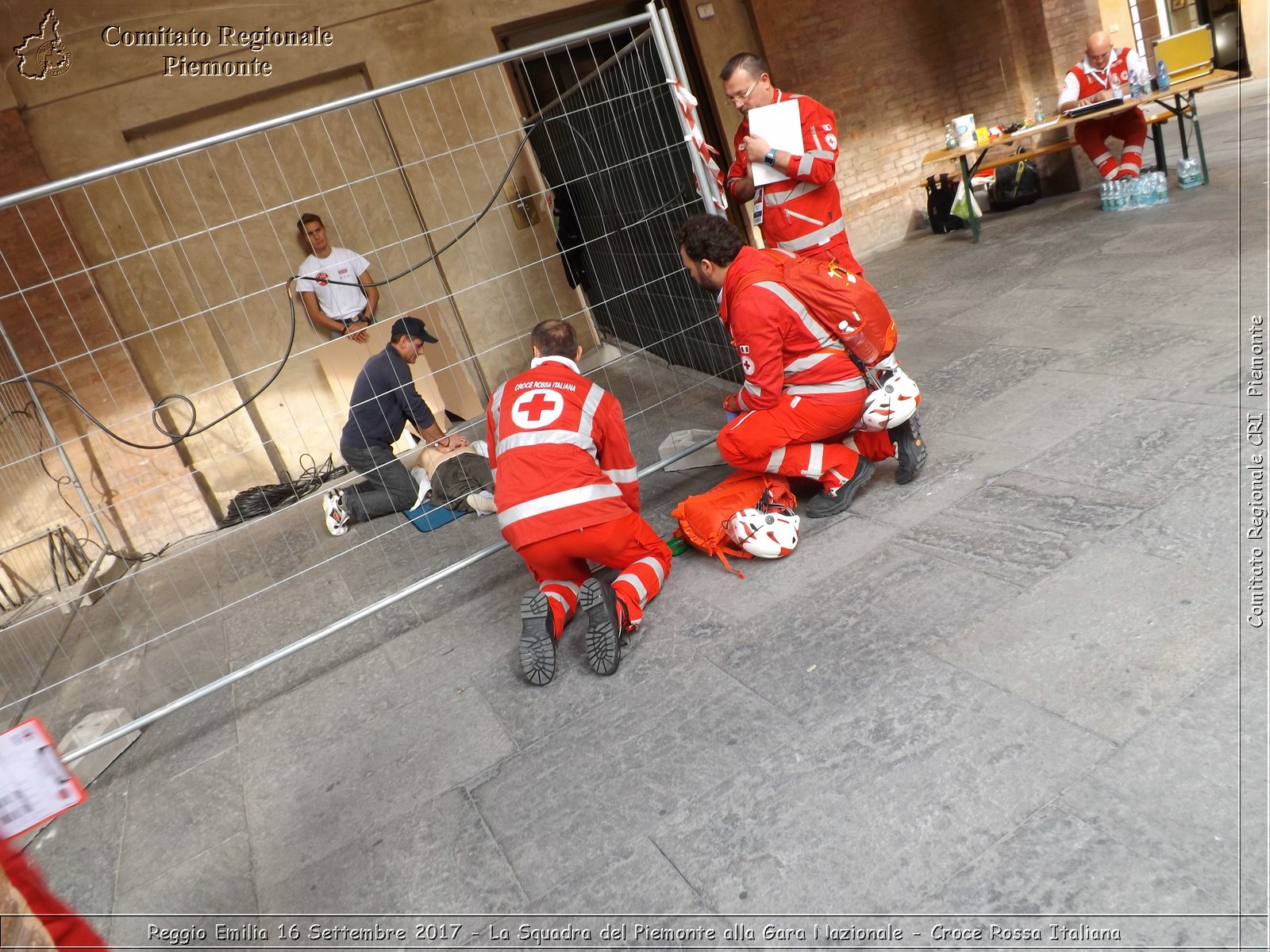 Reggio Emilia 16 Settembre 2017 - La Squadra del Piemonte alla Gara Nazionale - Croce Rossa Italiana- Comitato Regionale del Piemonte