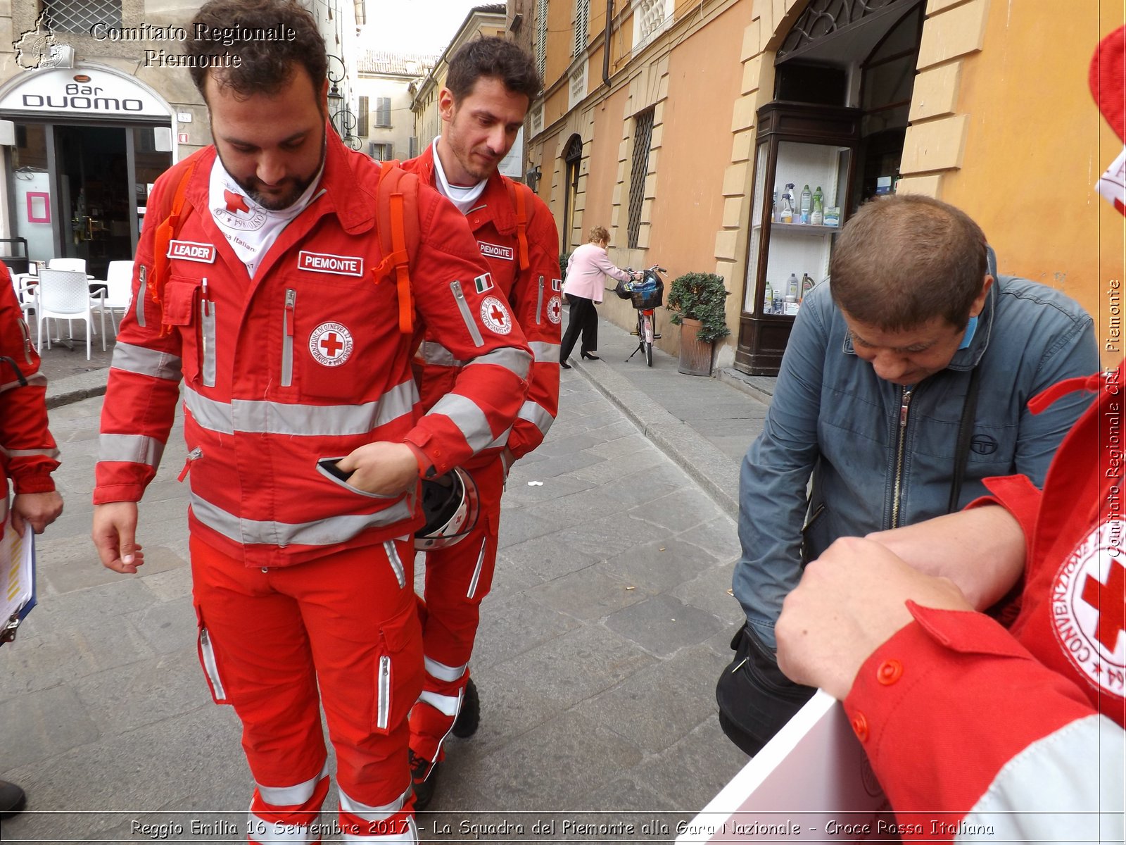 Reggio Emilia 16 Settembre 2017 - La Squadra del Piemonte alla Gara Nazionale - Croce Rossa Italiana- Comitato Regionale del Piemonte