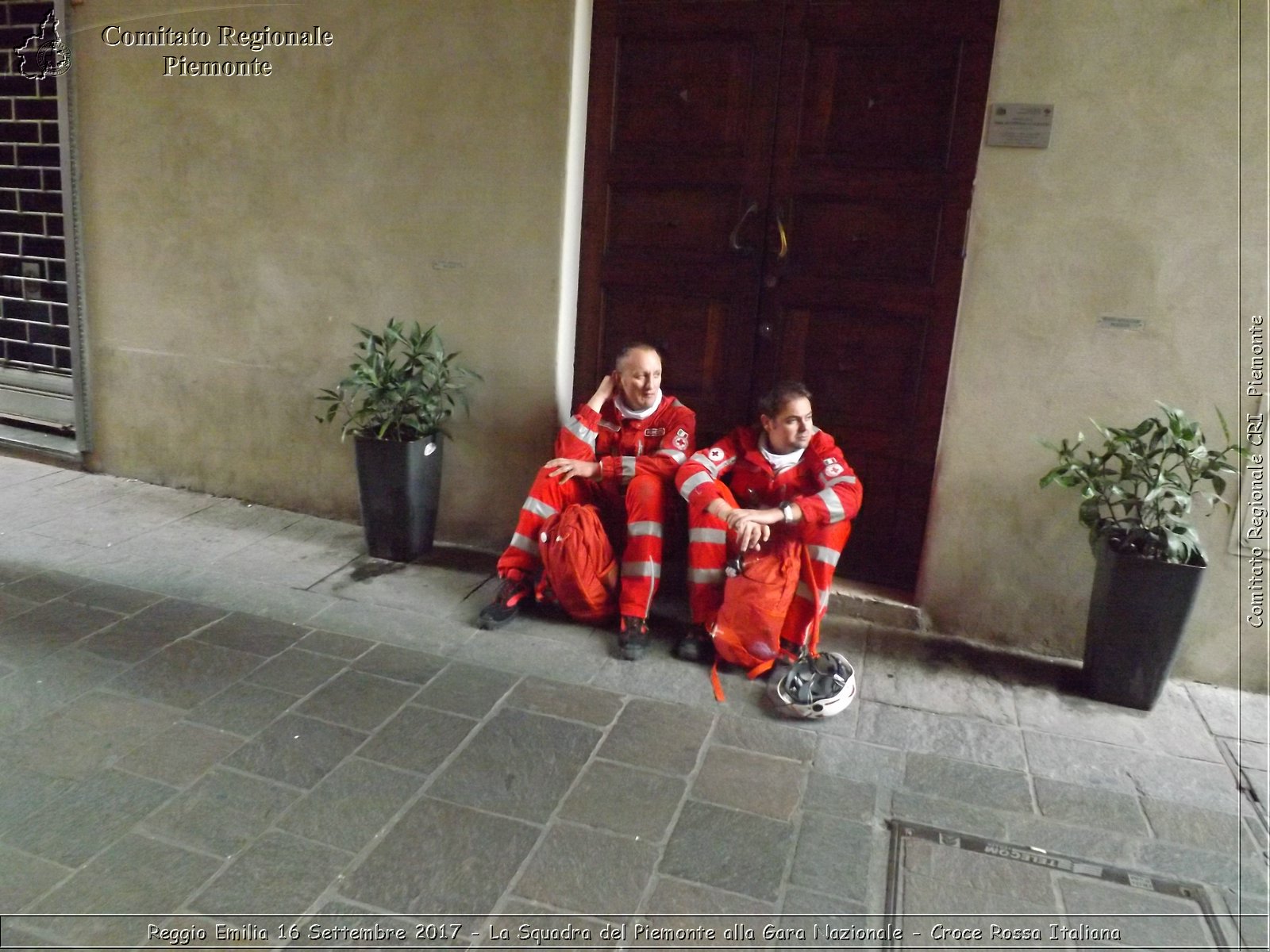 Reggio Emilia 16 Settembre 2017 - La Squadra del Piemonte alla Gara Nazionale - Croce Rossa Italiana- Comitato Regionale del Piemonte