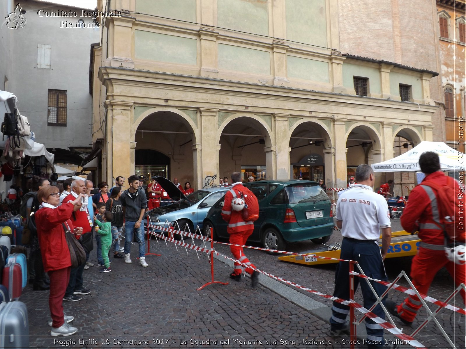 Reggio Emilia 16 Settembre 2017 - La Squadra del Piemonte alla Gara Nazionale - Croce Rossa Italiana- Comitato Regionale del Piemonte